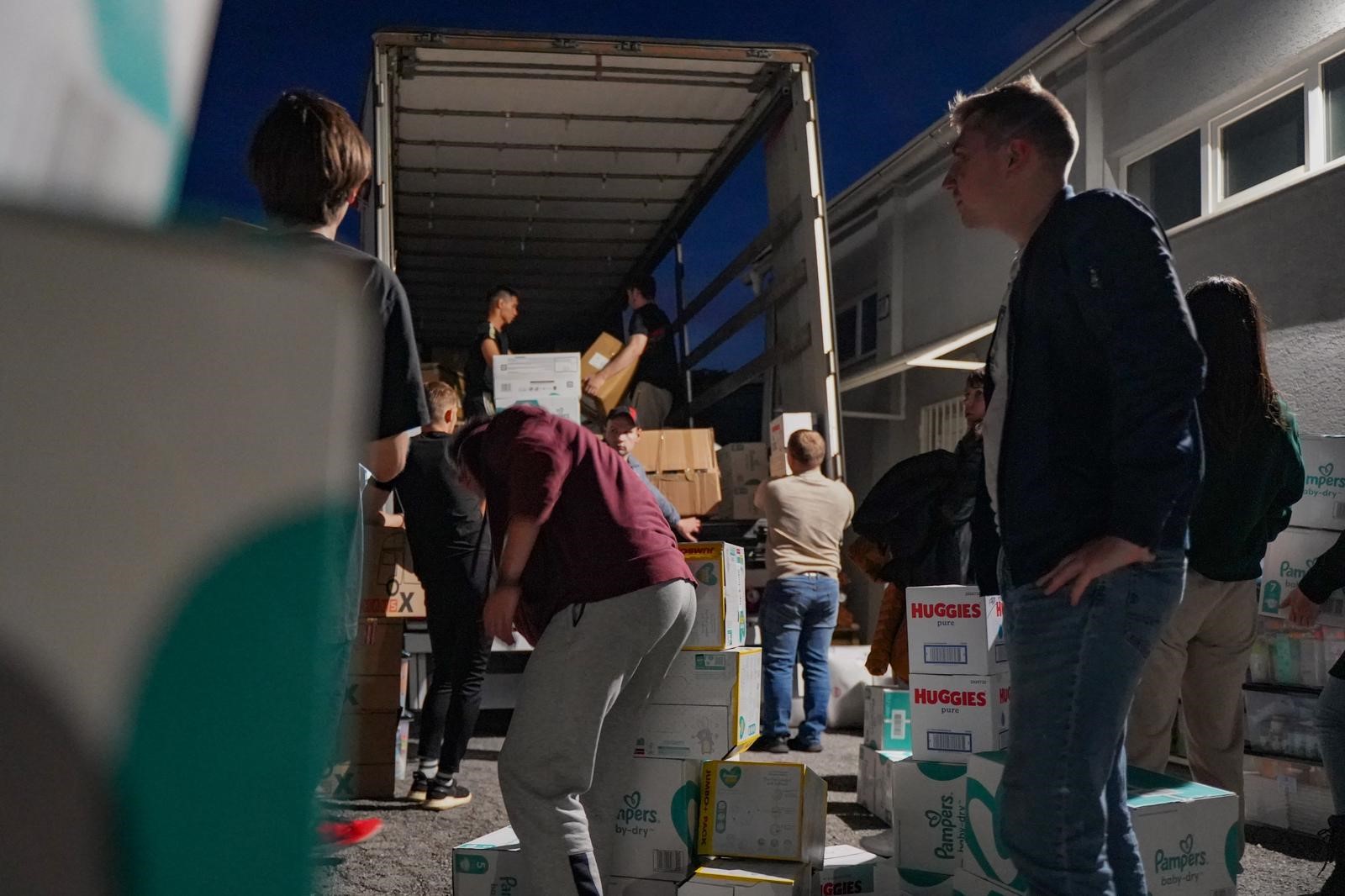 A successful 1,200-mile-long journey of the hire industry: The Plant and Hire Aid Alliance' convoy delivered 1,500 boxes of donations for Ukraine