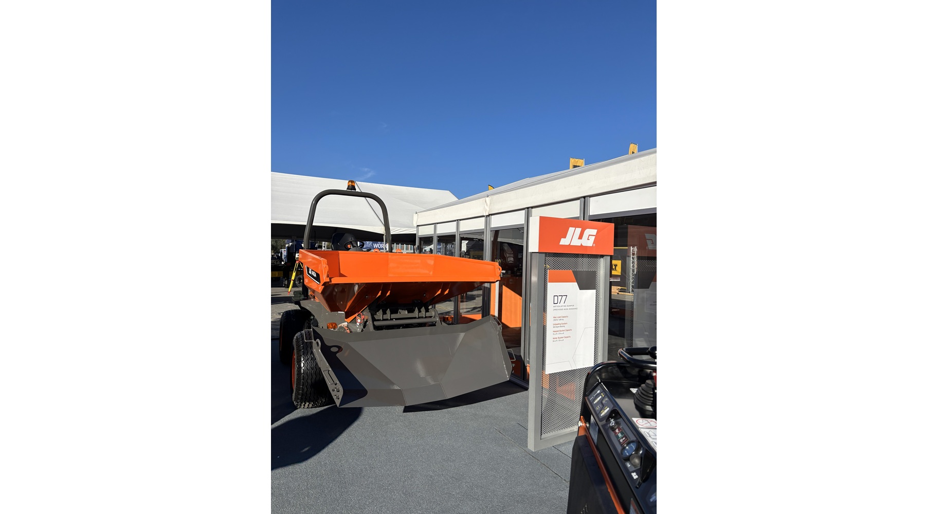 JLG AUSA D77 Dumper with Concrete Chute at WOC