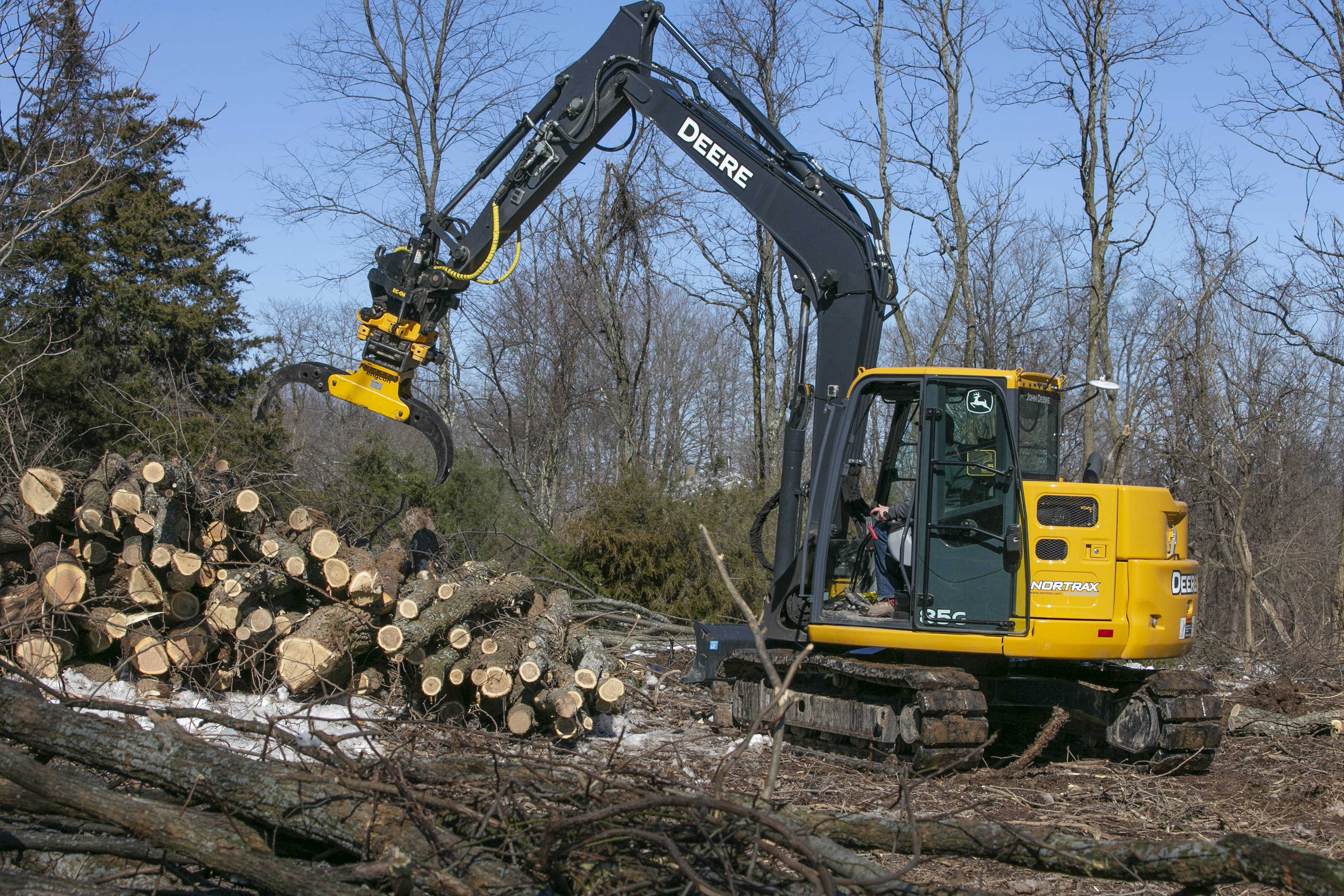 John Deere & engcon Foto: Stan Godlewski