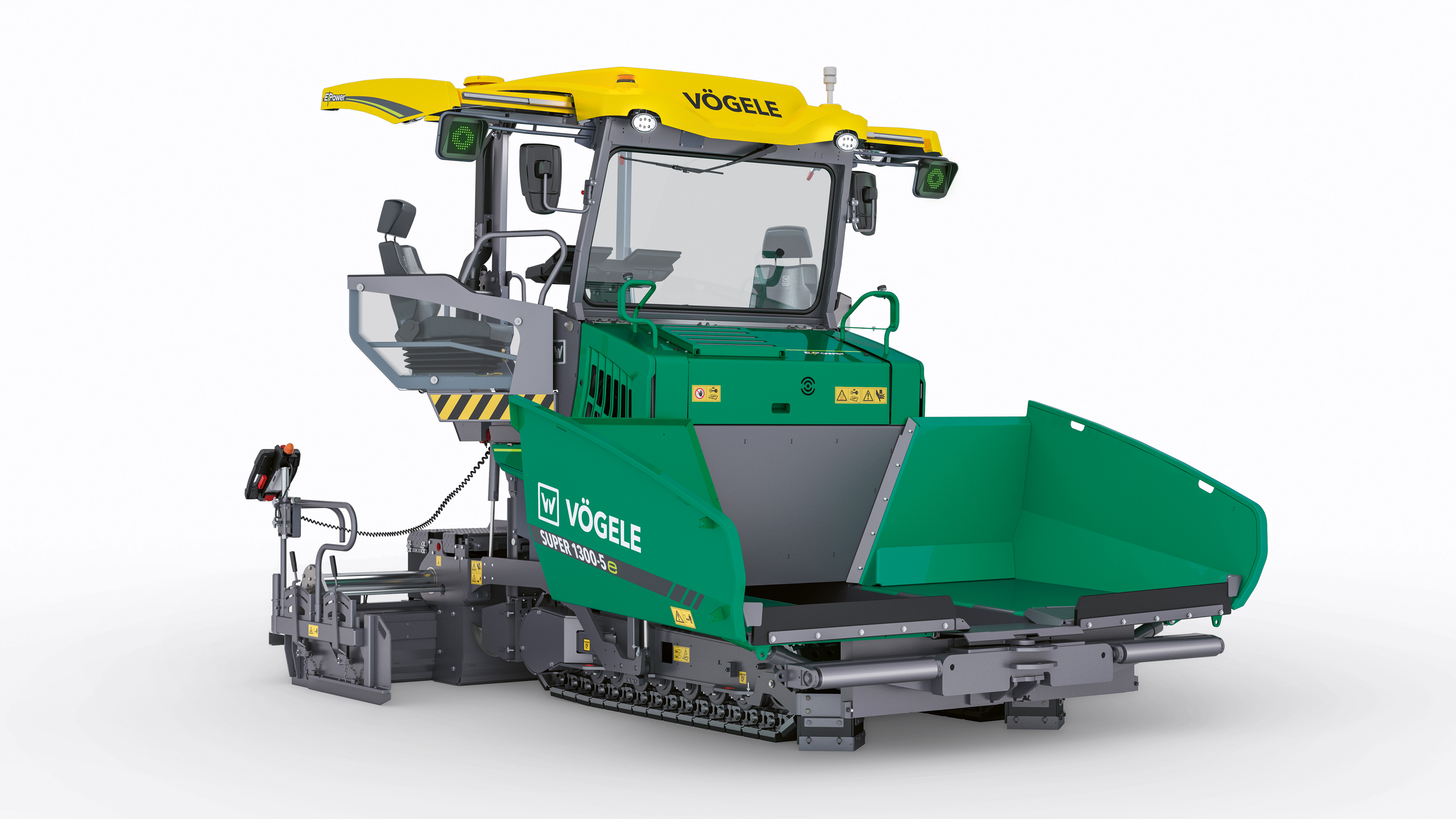 The first battery-electric compact paver of the Dash 5 generation: The new SUPER 1300-5e.