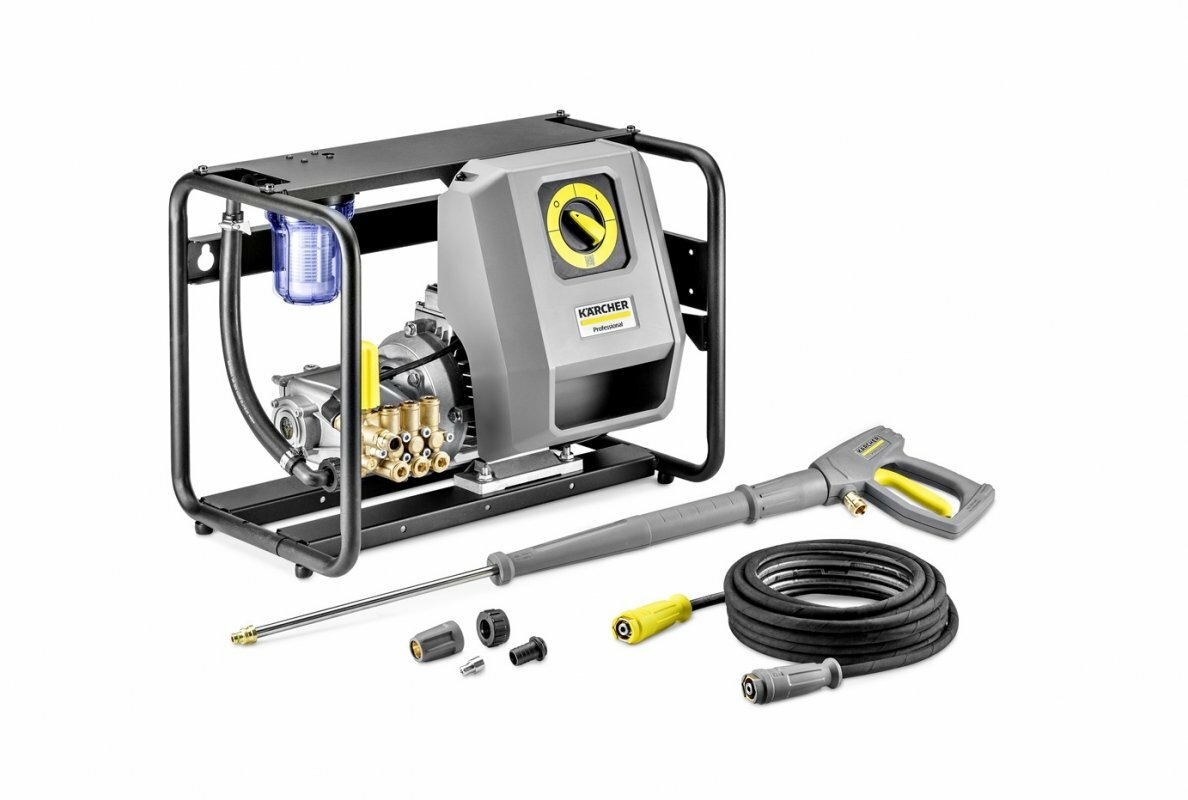 Thanks to the accessories that are supplied – trigger gun, lance, 10 m hose and flat jet nozzle – users can get to work straight away.