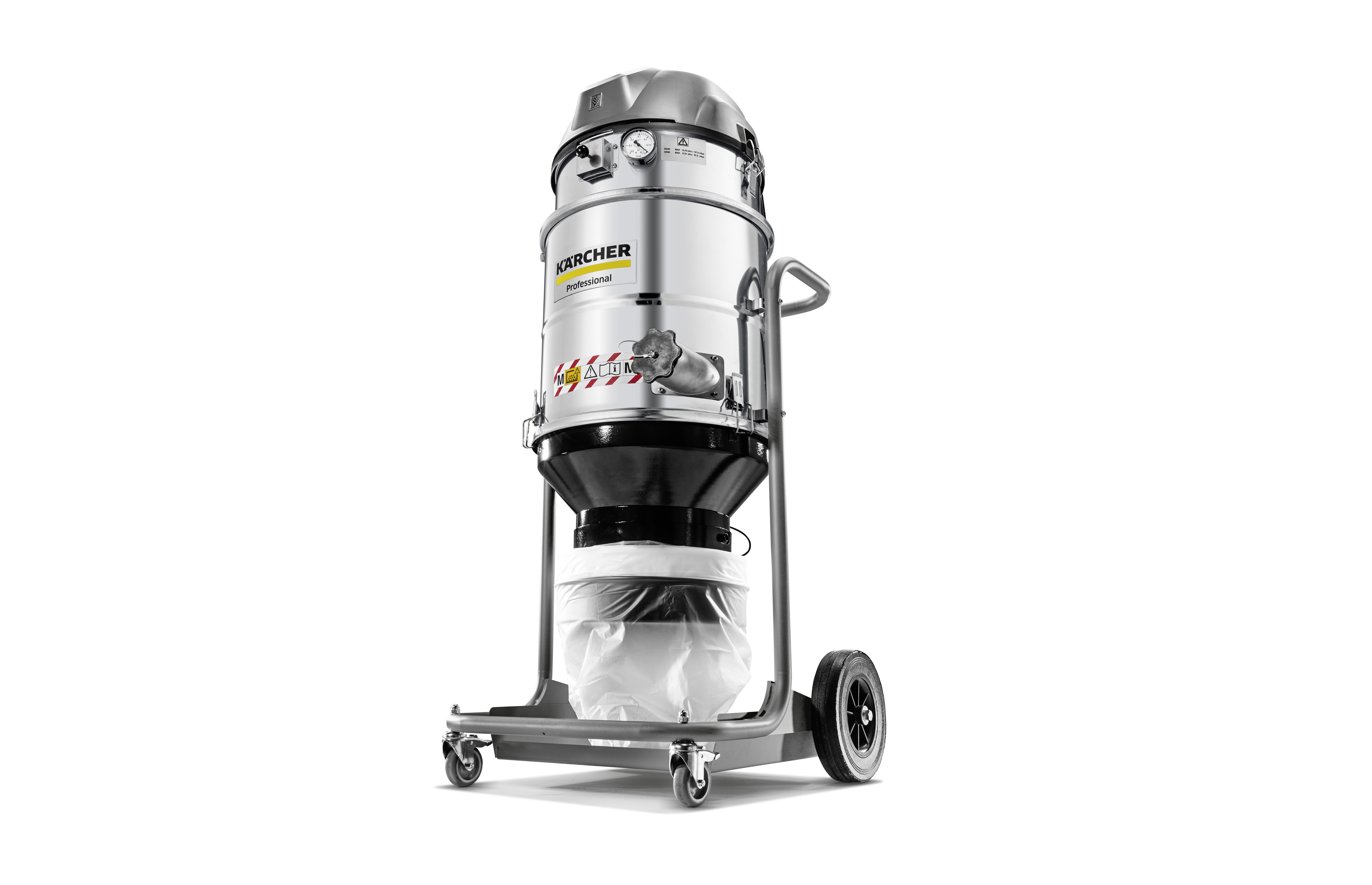 The IVM 40/24-2 H ACD is also able to vacuum combustible types of dust outside of ATEX zones.