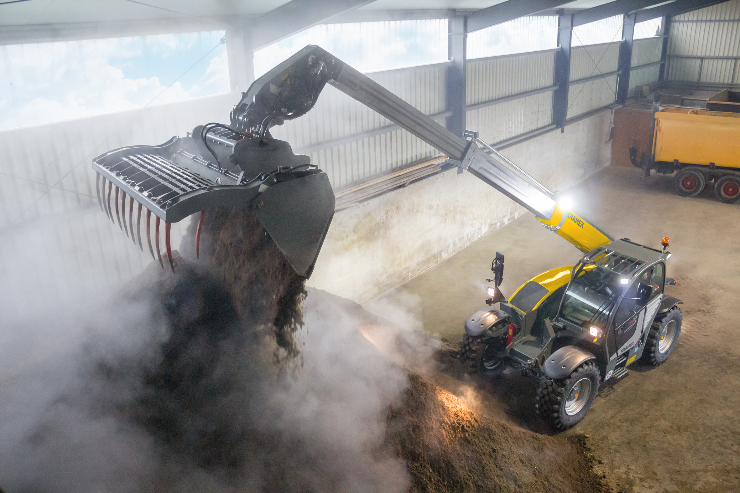 Two new telehandler models by Kramer <br> Image source: Kramer-Werke GmbH 