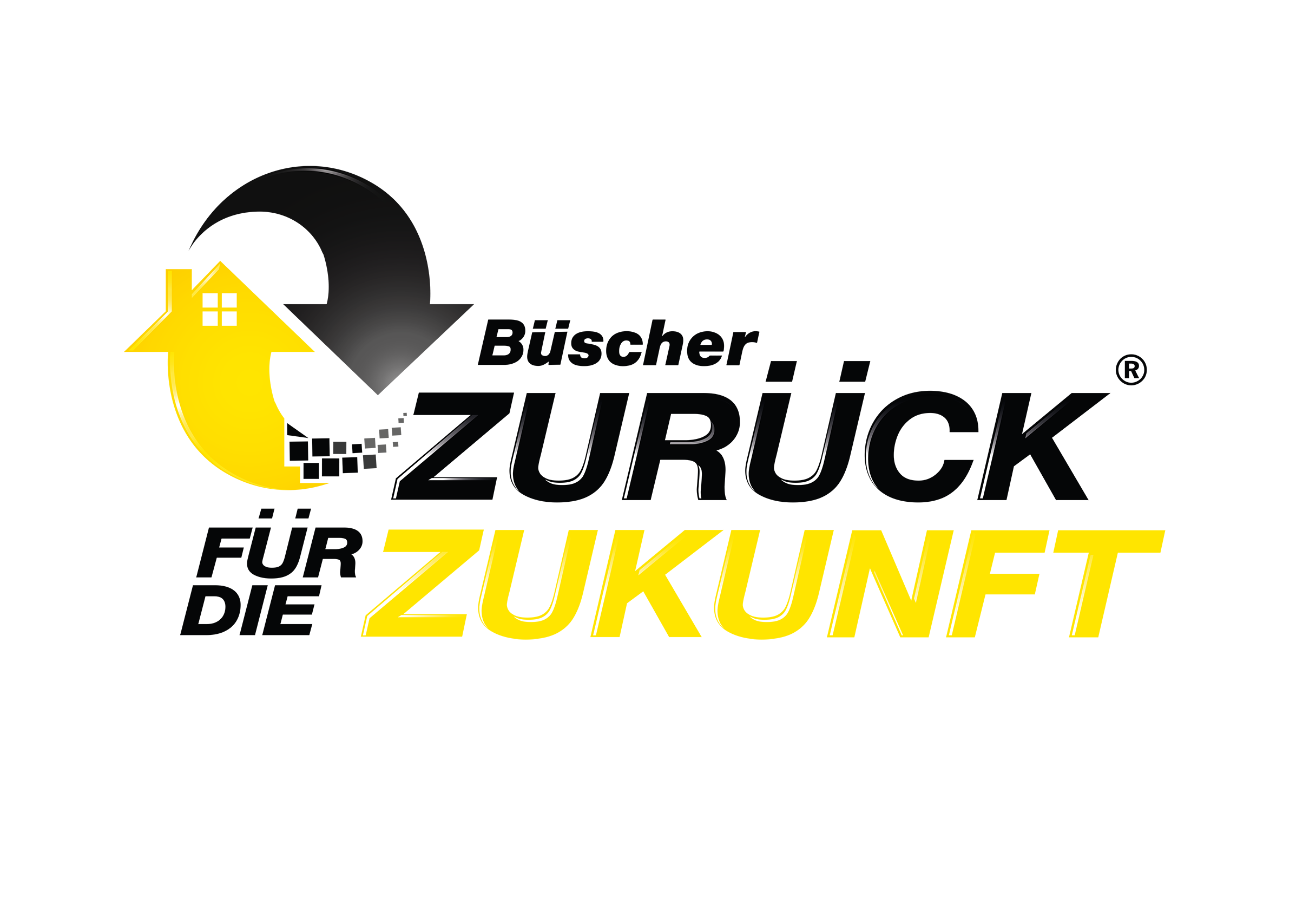 The circular economy captured in the Büscher icon using prefab panels and elements to build houses in a sustainable way.