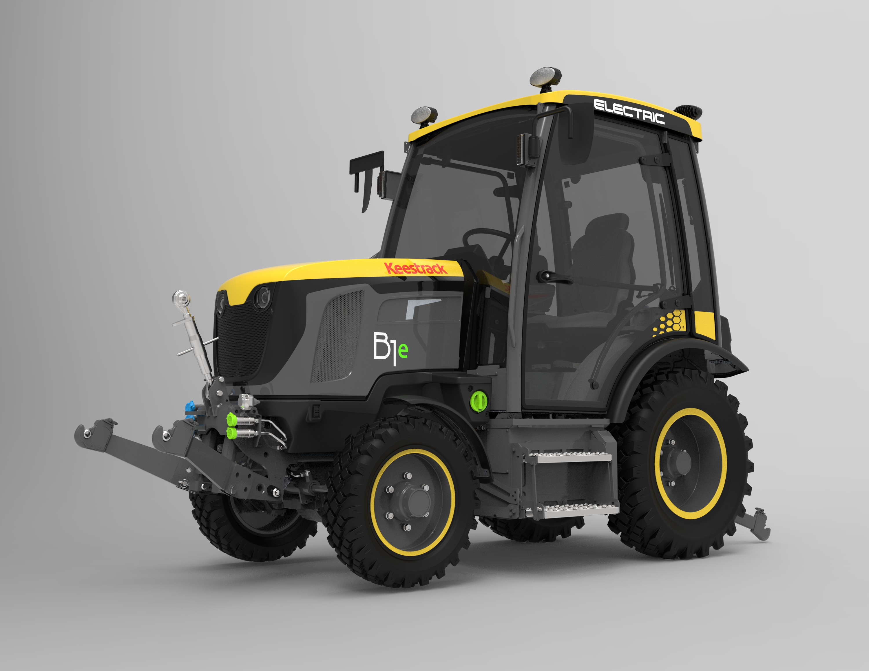 The Keestrack B1e Model will be the first 100% electric tractor