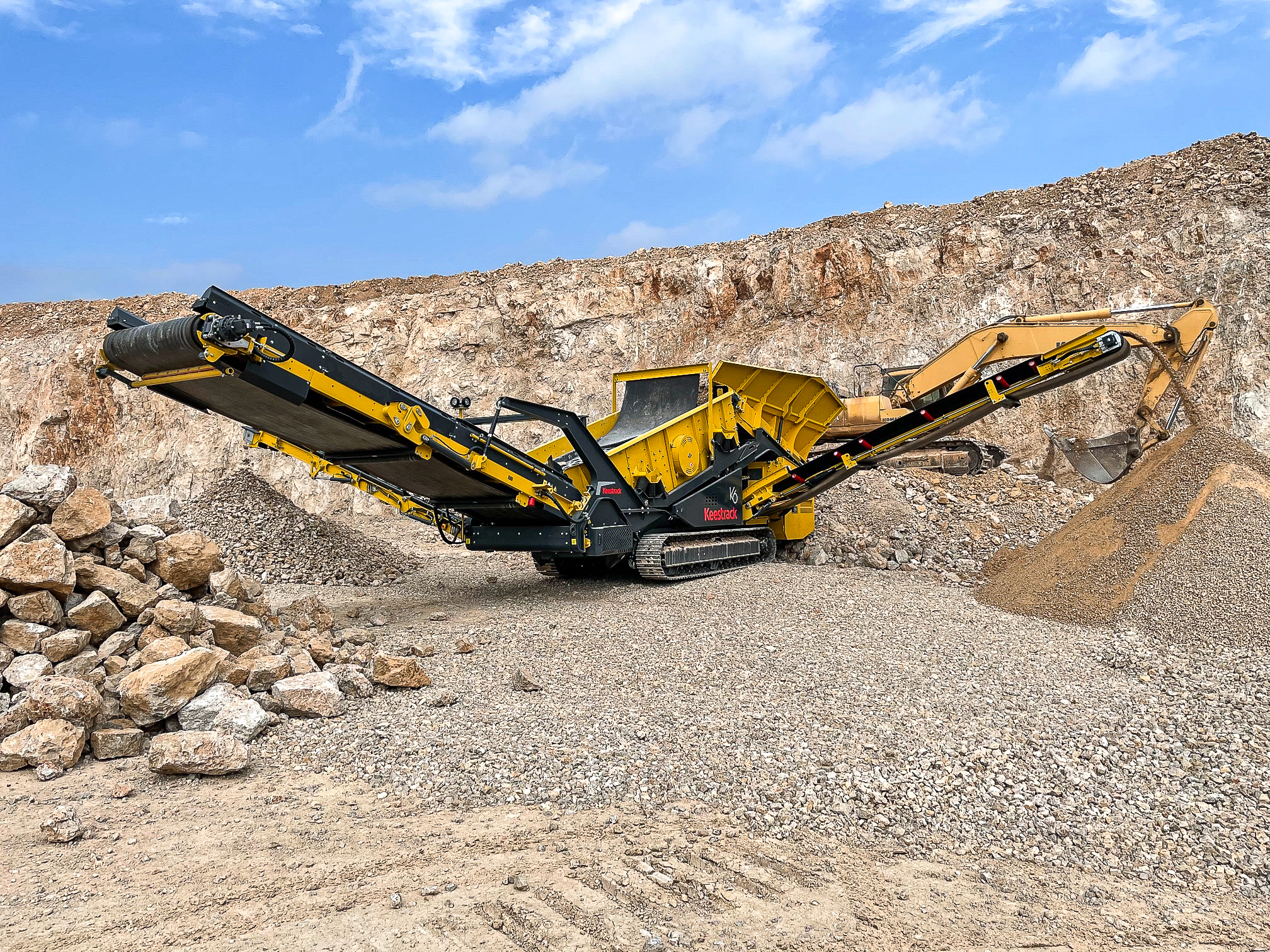 The K6 was introduced to the market in 1996 and is still state of the art due to continuous R&D and a capacity up to 770 sT/h (700t/h).