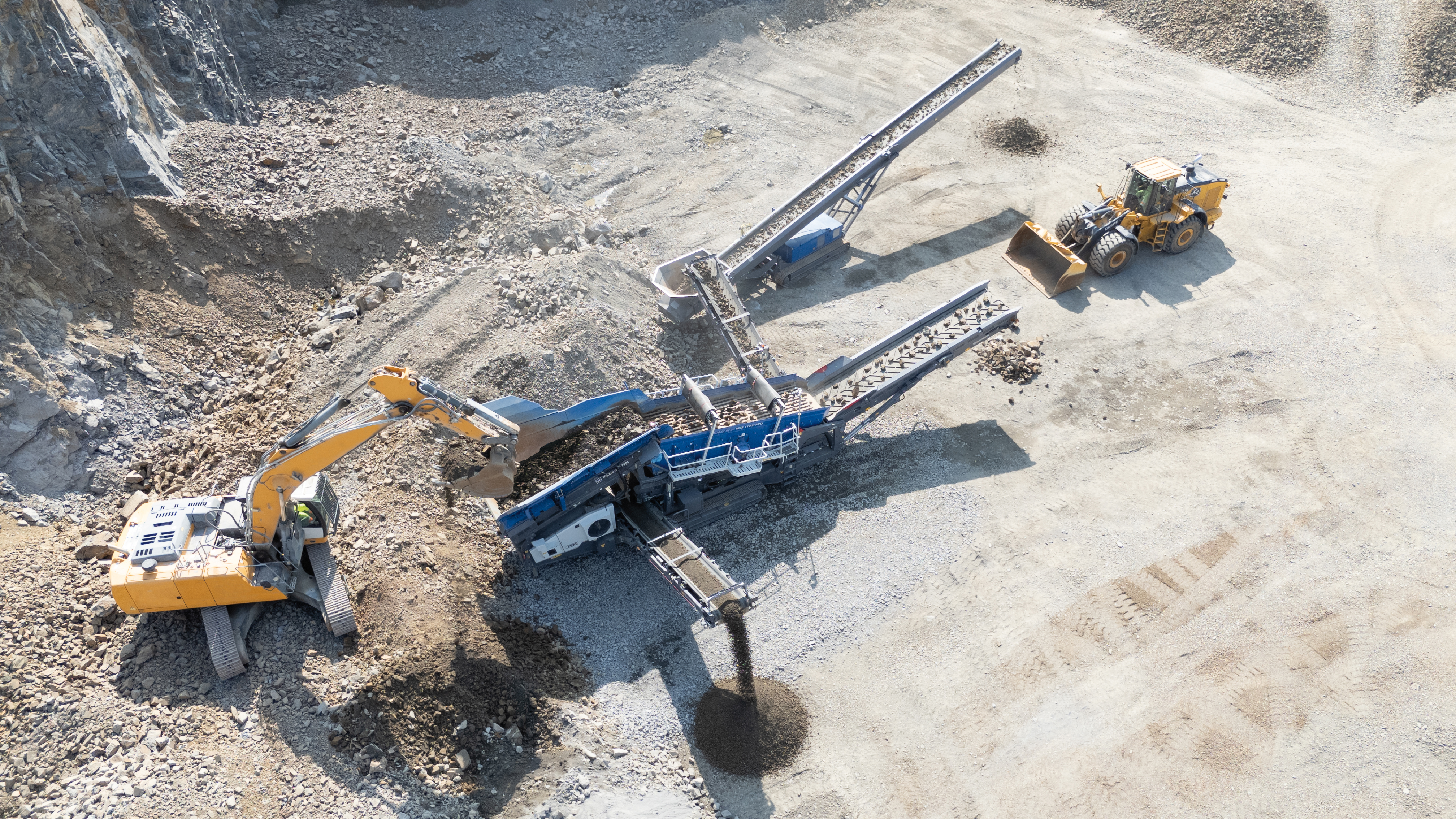 The MOBISCREEN MSS 1102 PRO from Kleemann demonstrates its robustness, efficiency and flexibility in the application.