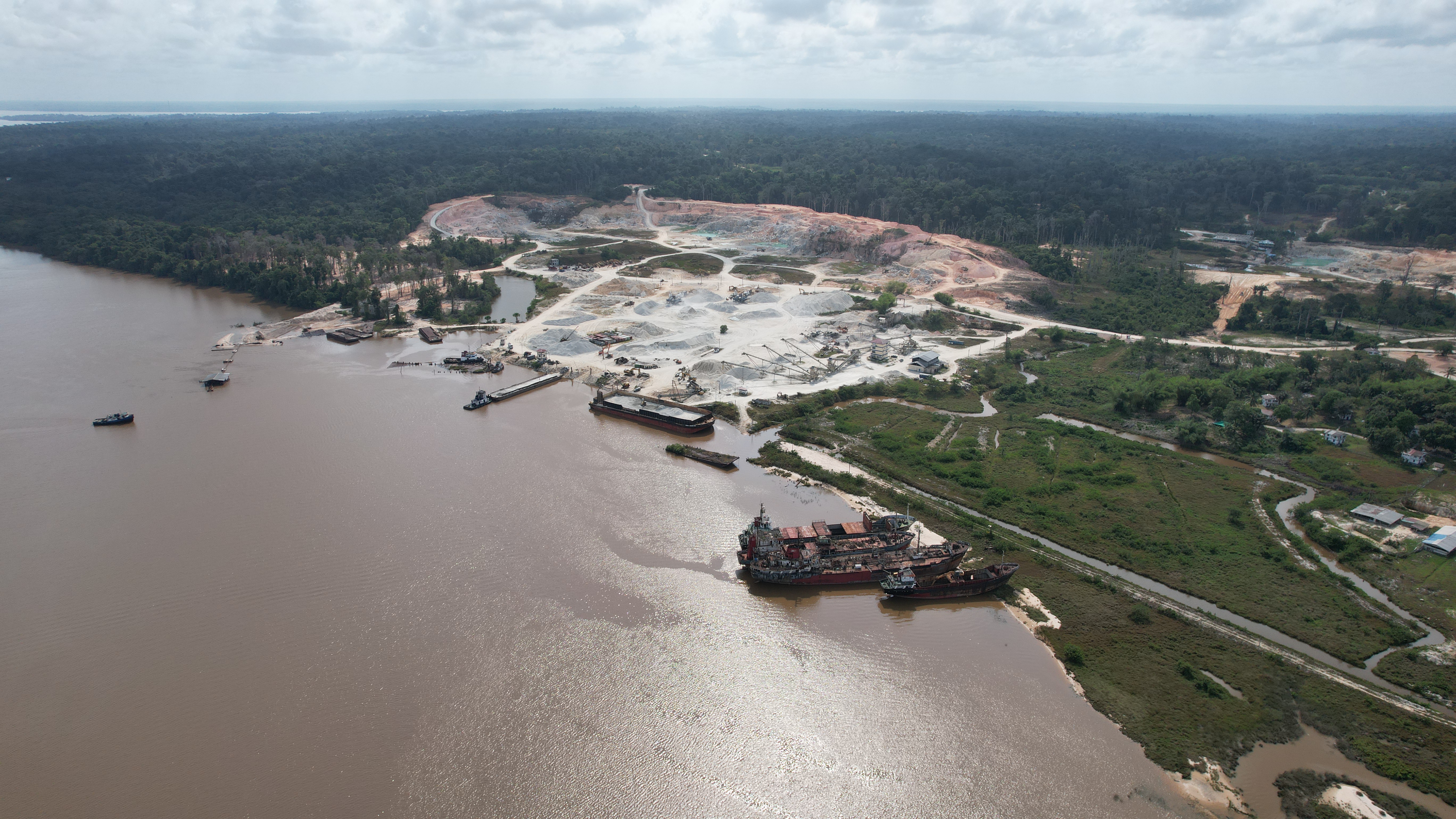 The Kleemann plants arrived in the jungle of Guyana along the Mazaruni river.