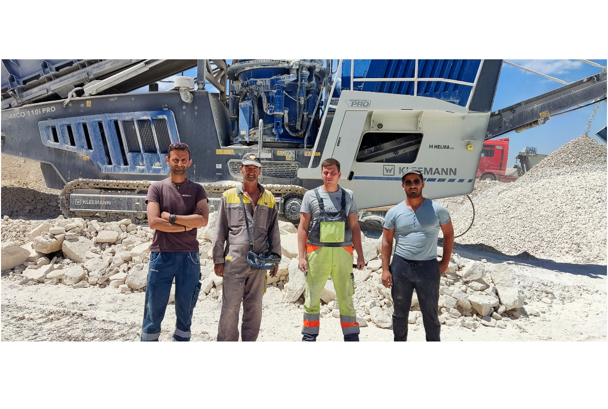 Plant train performs impressively in limestone in Greece
