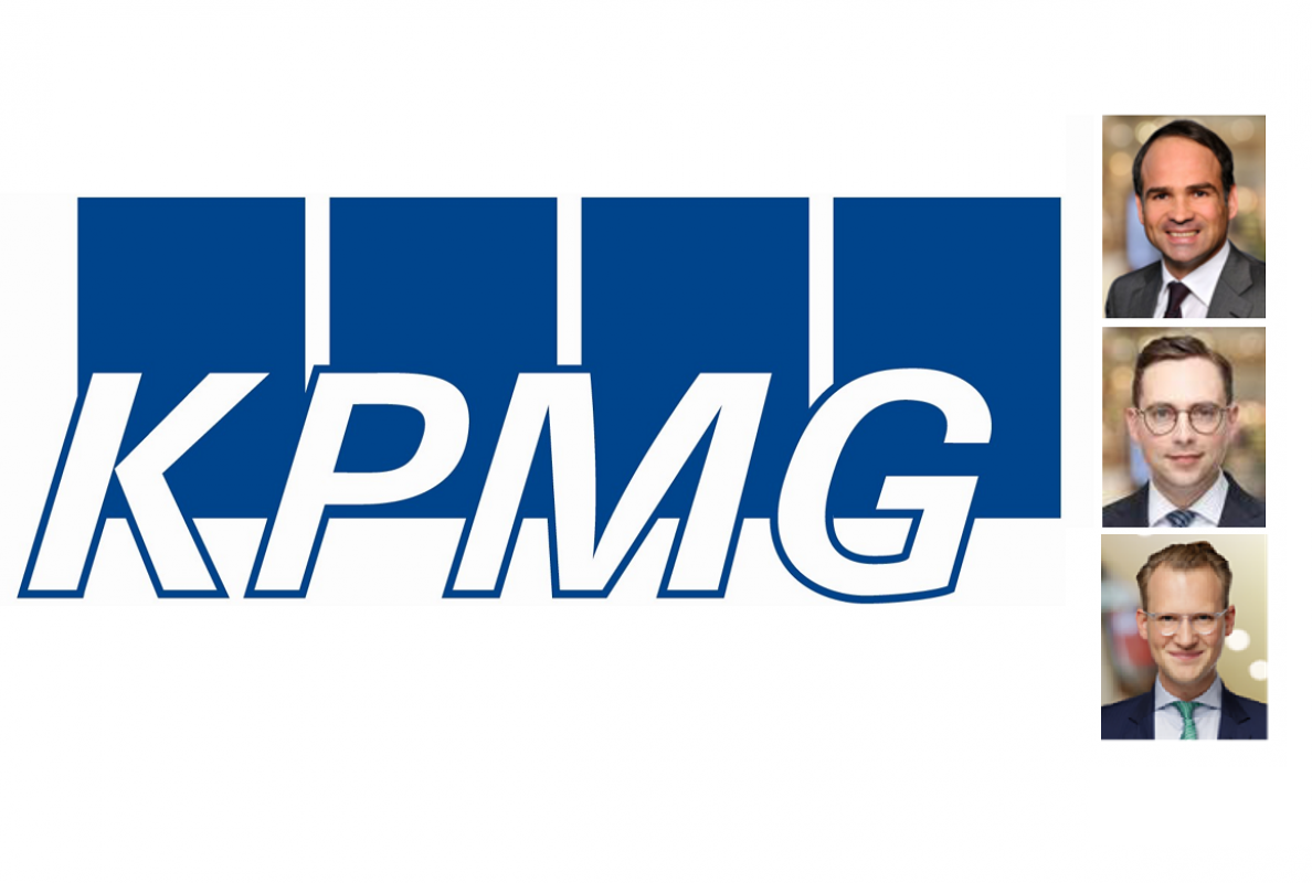 KPMG: Bernd Oppold, Partner KPMG und Maximilian Eberle, Manager KPMG and Simon Zimmermann, Assistant Manager KPMG