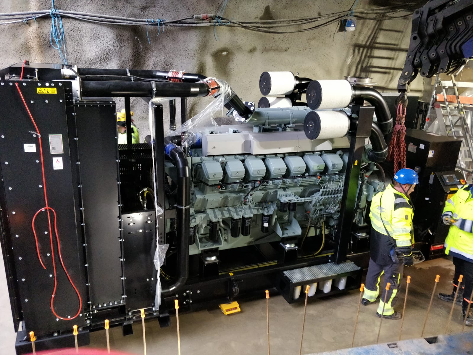 1.8 MW of emergency power for one of the largest tunnels in Finland
