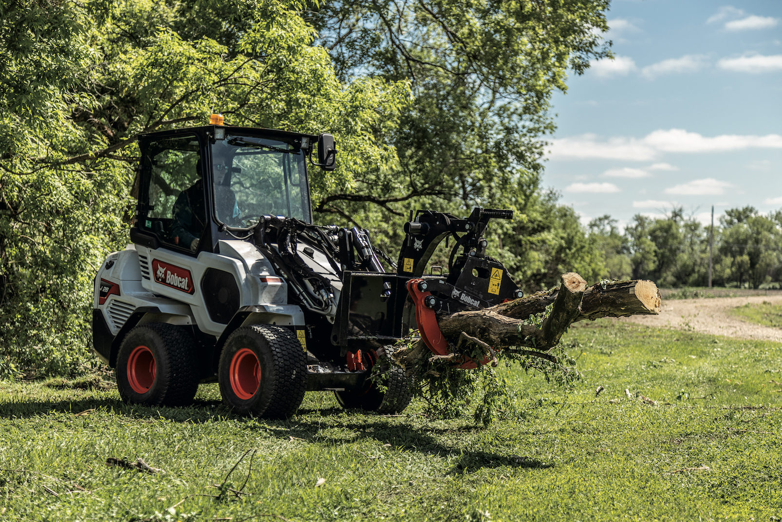 New BrushcatTM and Log Grapple Attachments from Bobcat