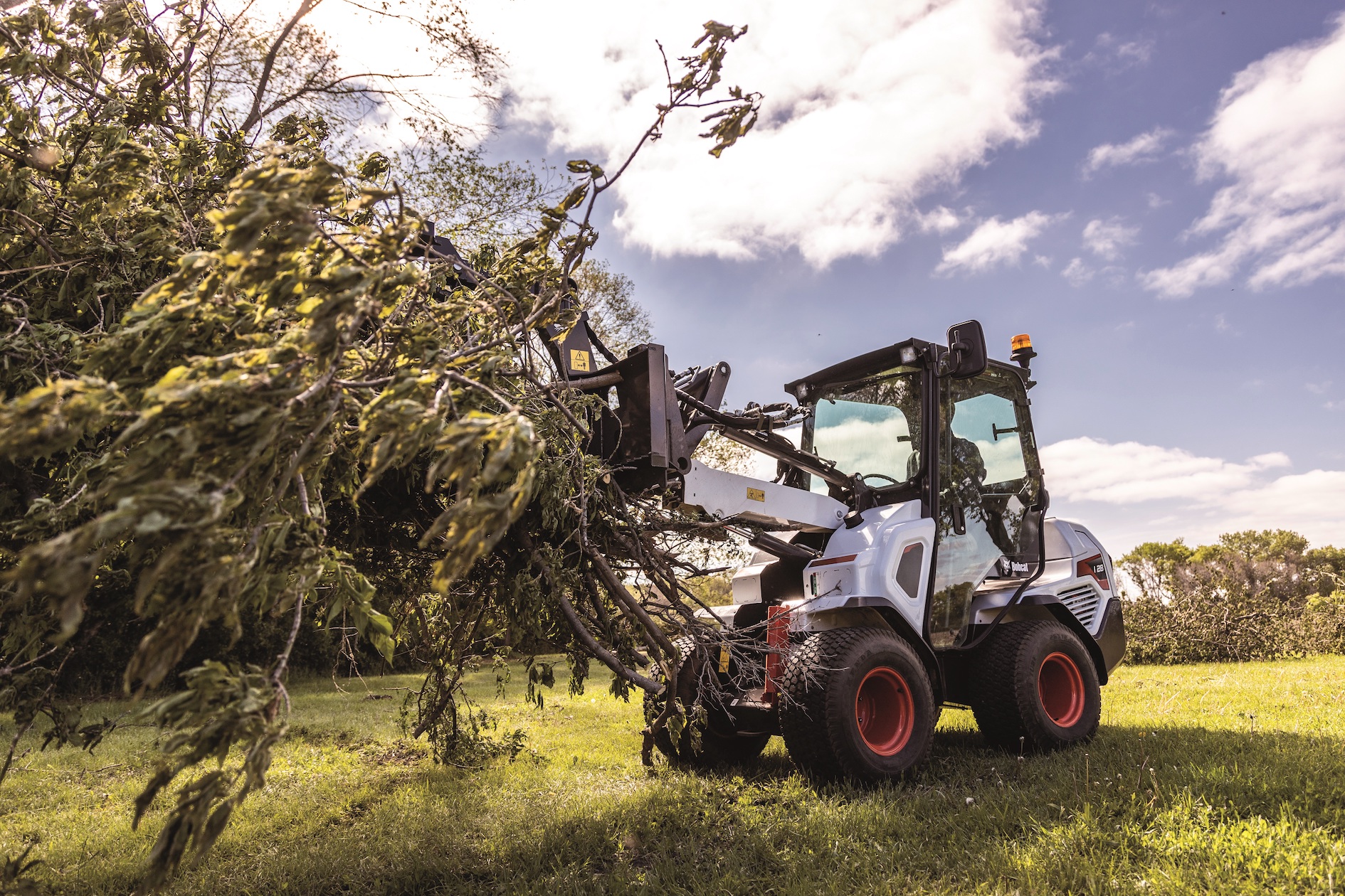 New BrushcatTM and Log Grapple Attachments from Bobcat