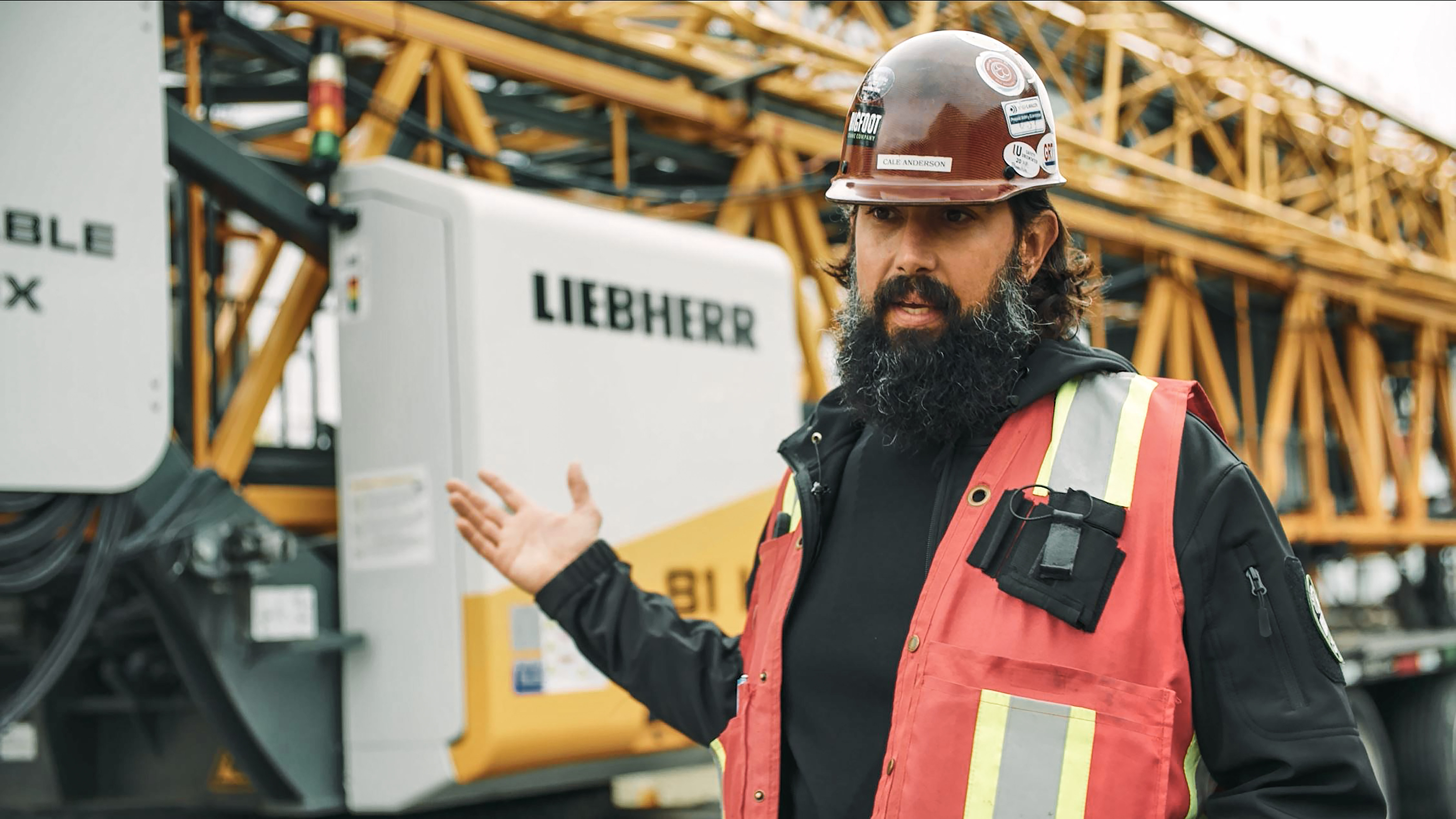  Managing director Cale Anderson emphasises how important Liebherr's technology expertise and reliable service are, especially when it comes to complex construction projects. 