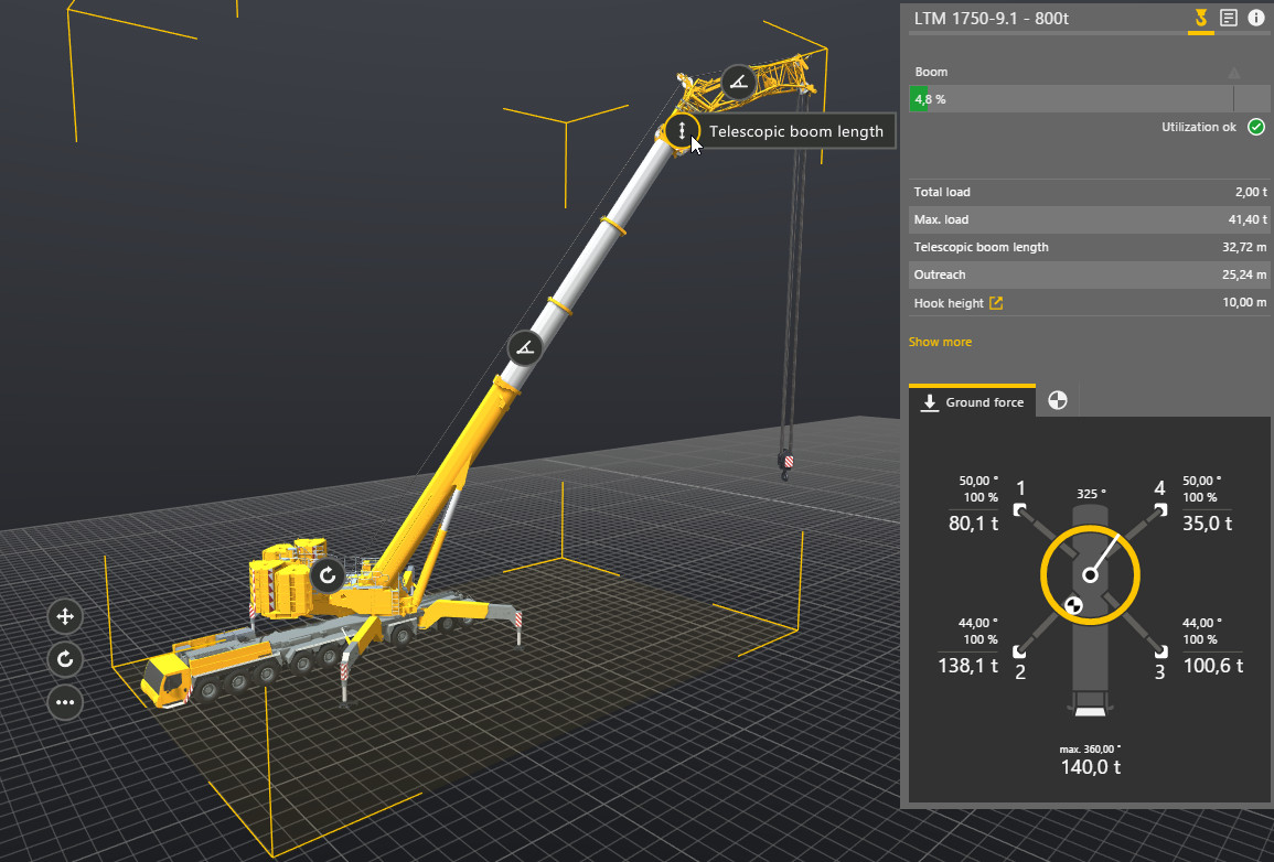 Liebherr Crane Planner 2.0 – 3D