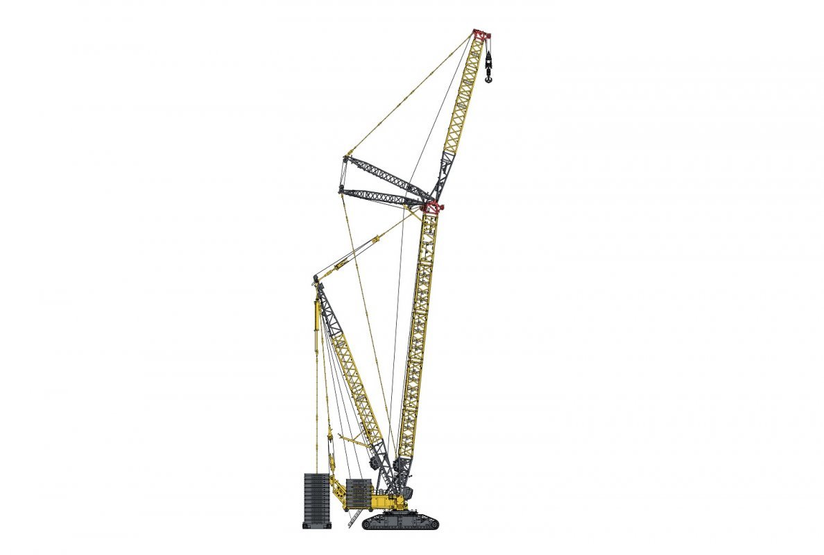 The new LR 12500-1.0 has been added to Liebherr’s portfolio of large crawler cranes.