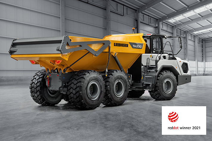 New design concept with unique, edgy and yet dynamic lines reflects the power and agility of the articulated dump truck. <br> Image source: Liebherr-International Deutschland GmbH