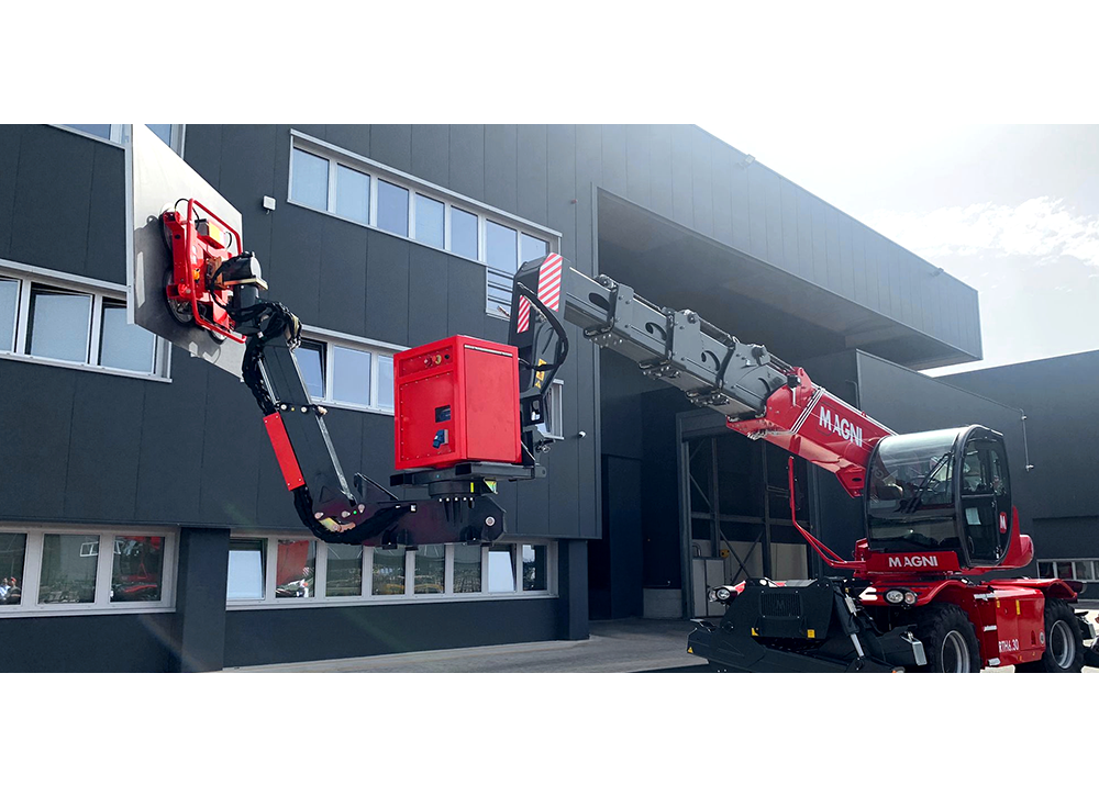 New Vacuum ET Litocran700 attachment: precision, safety and versatility for Magni telehandlers