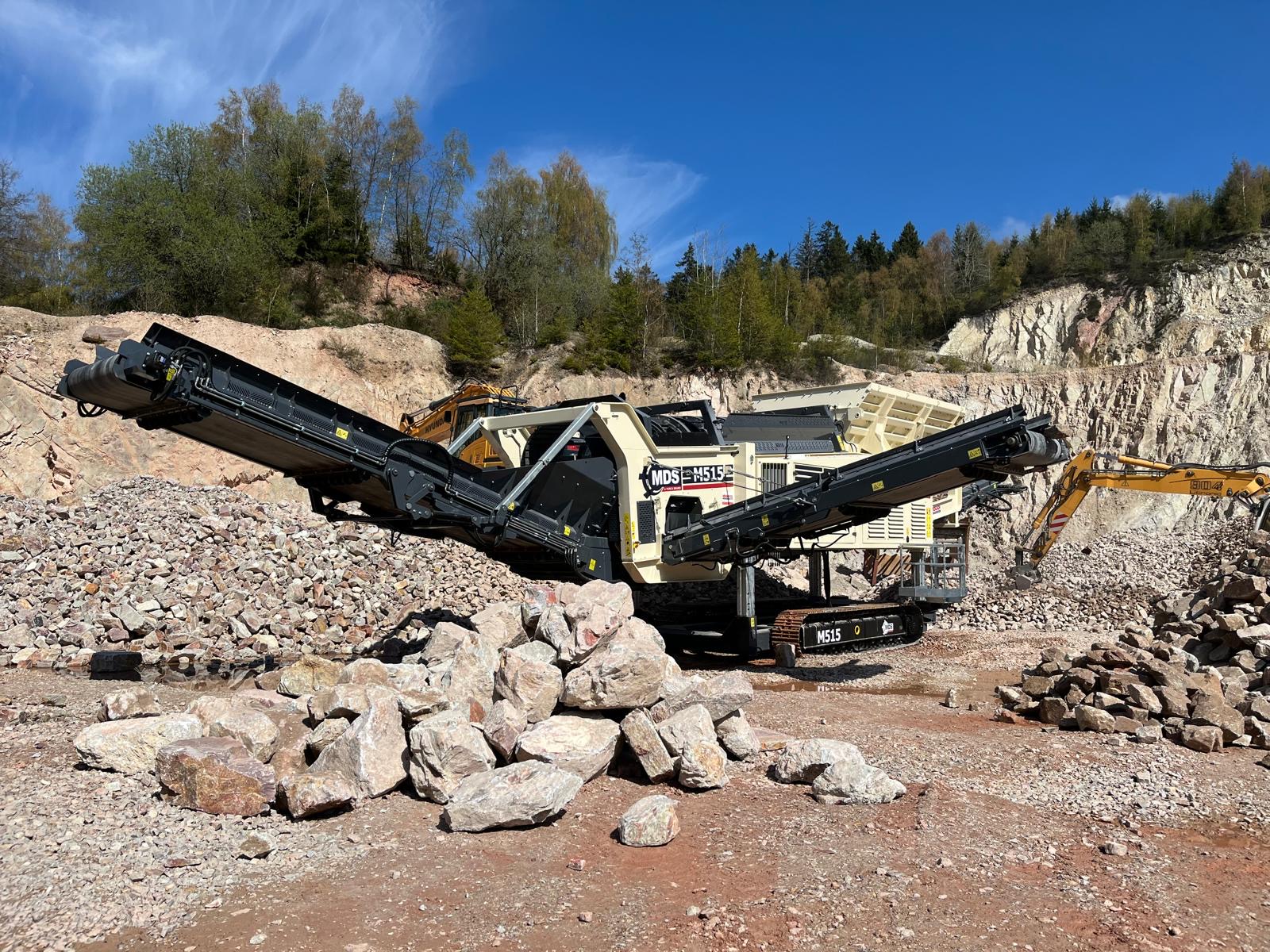 The flagship M515 trommel will be showcased in Crusher Alley, where visitors can see the machine operating in real time