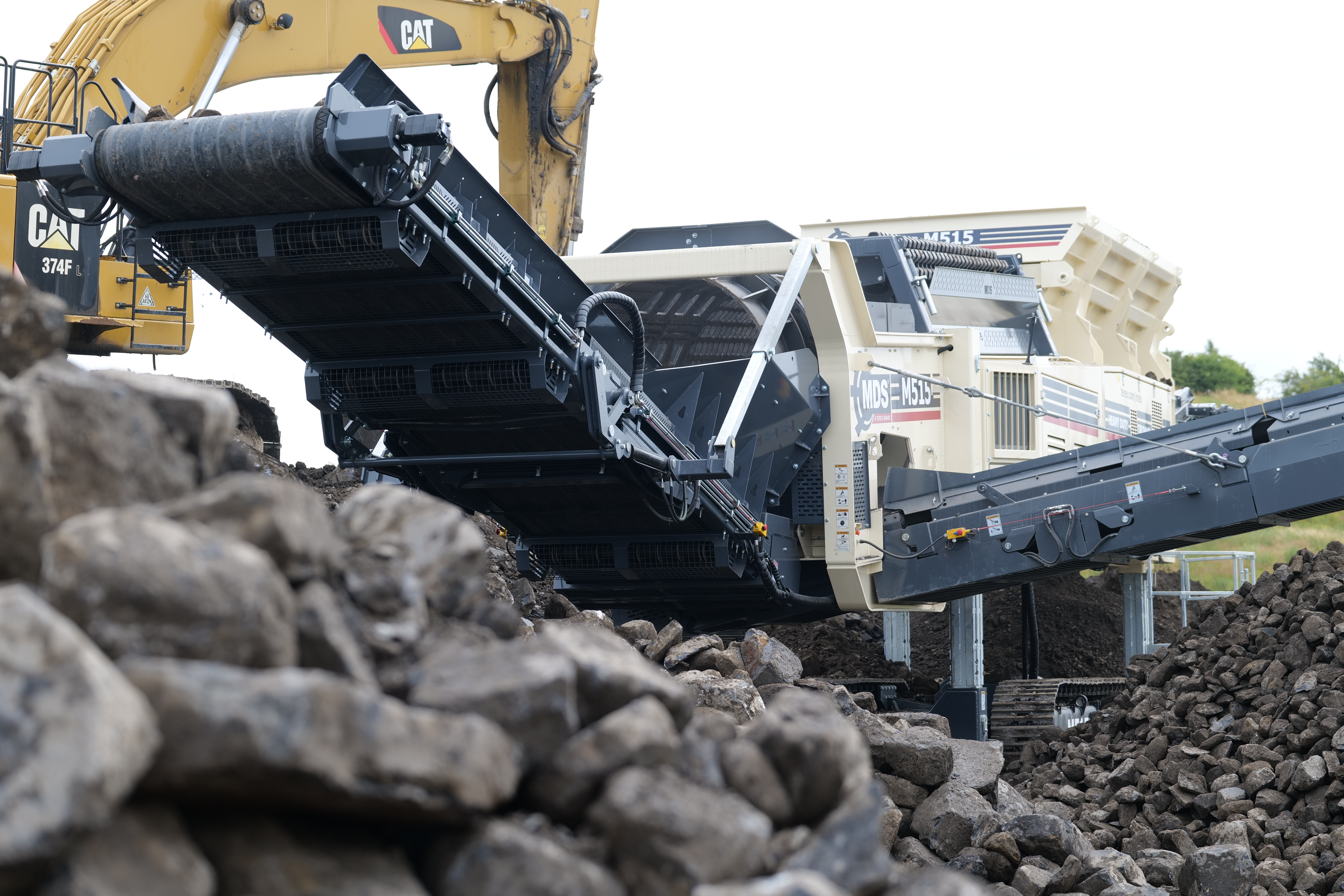 The flagship M515 trommel will be showcased in Crusher Alley, where visitors can see the machine operating in real time