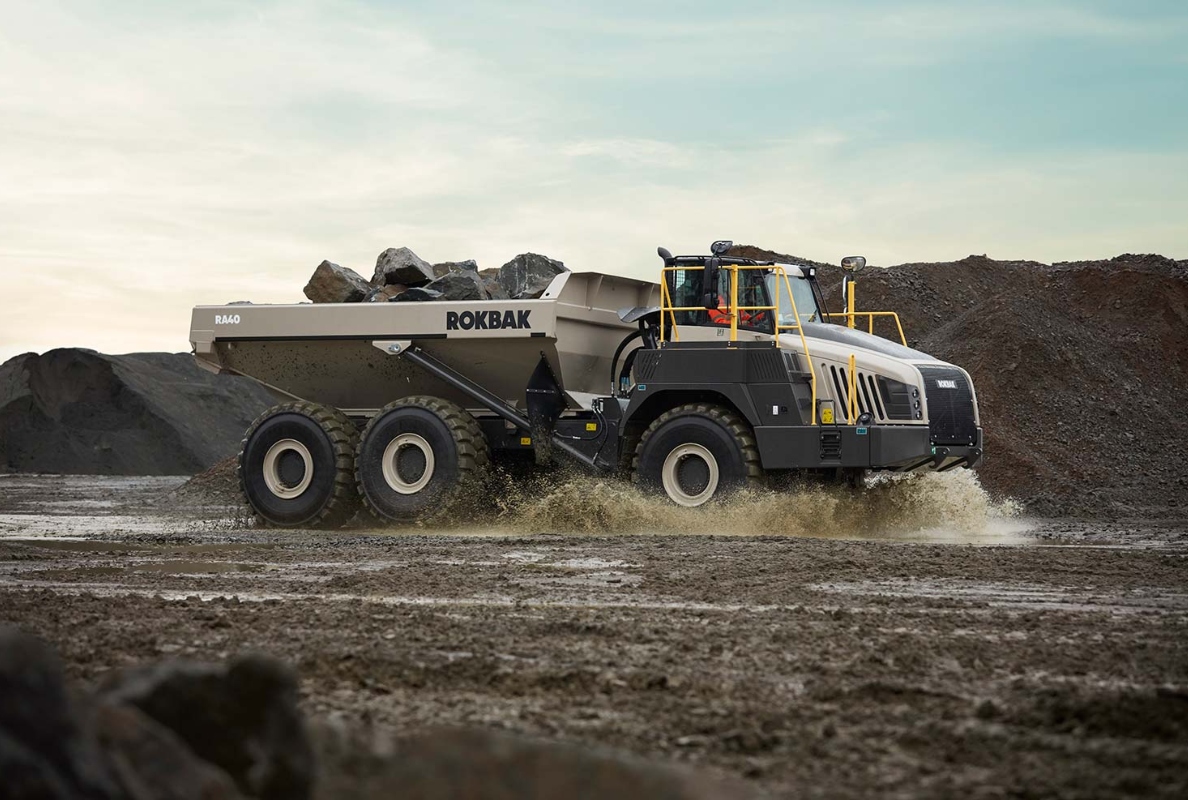 The RA40 is ideally suited to large-scale quarry, mine and construction jobs.