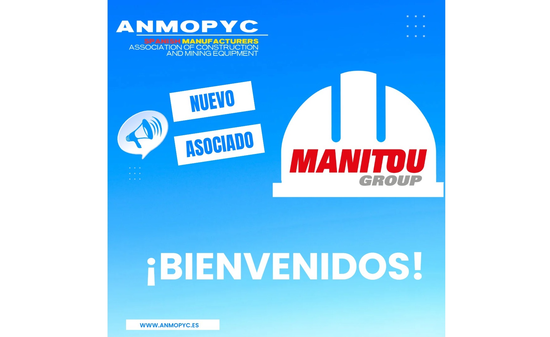 MANITOU new member of ANMOPYC