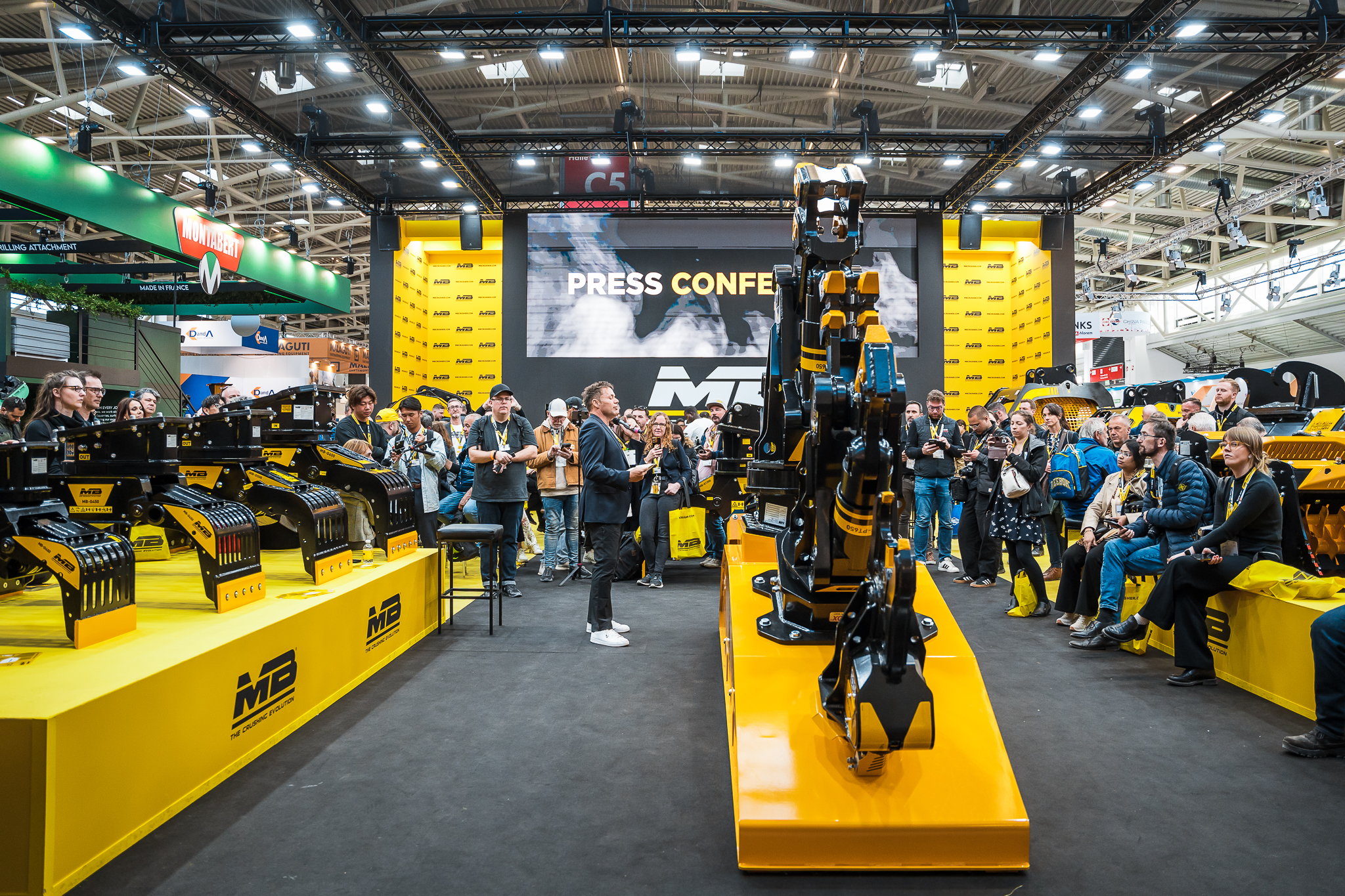 MB Crusher booth at bauma 2025