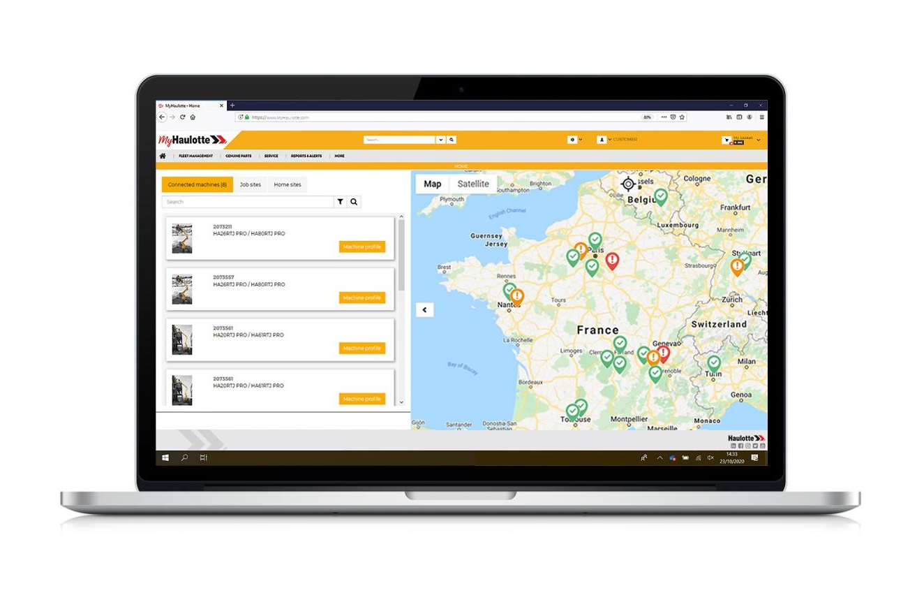 Haulotte introduces SHERPAL telematics solution 