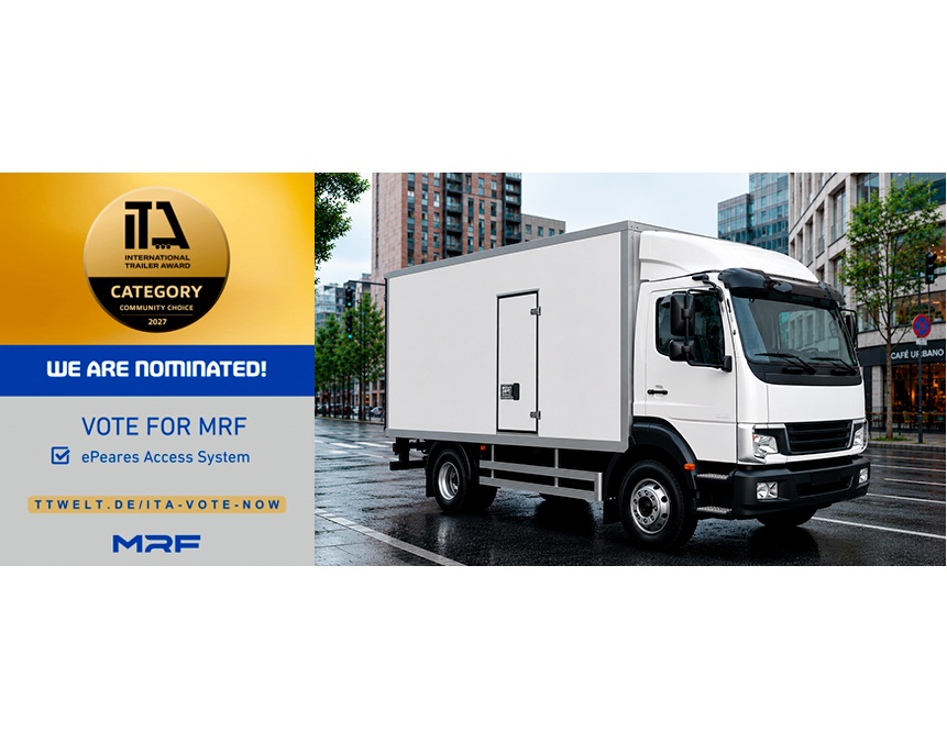 MRF competes in the Components category of the International Trailer Award 2027 with its ePeares Access System