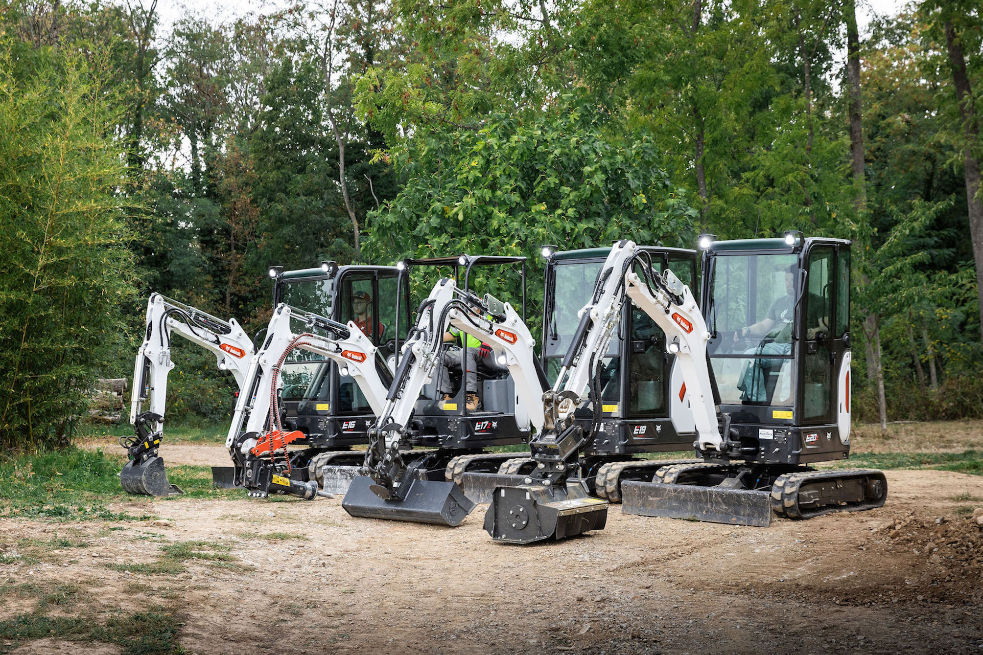 New Bobcat 1-2t Mini Excavators