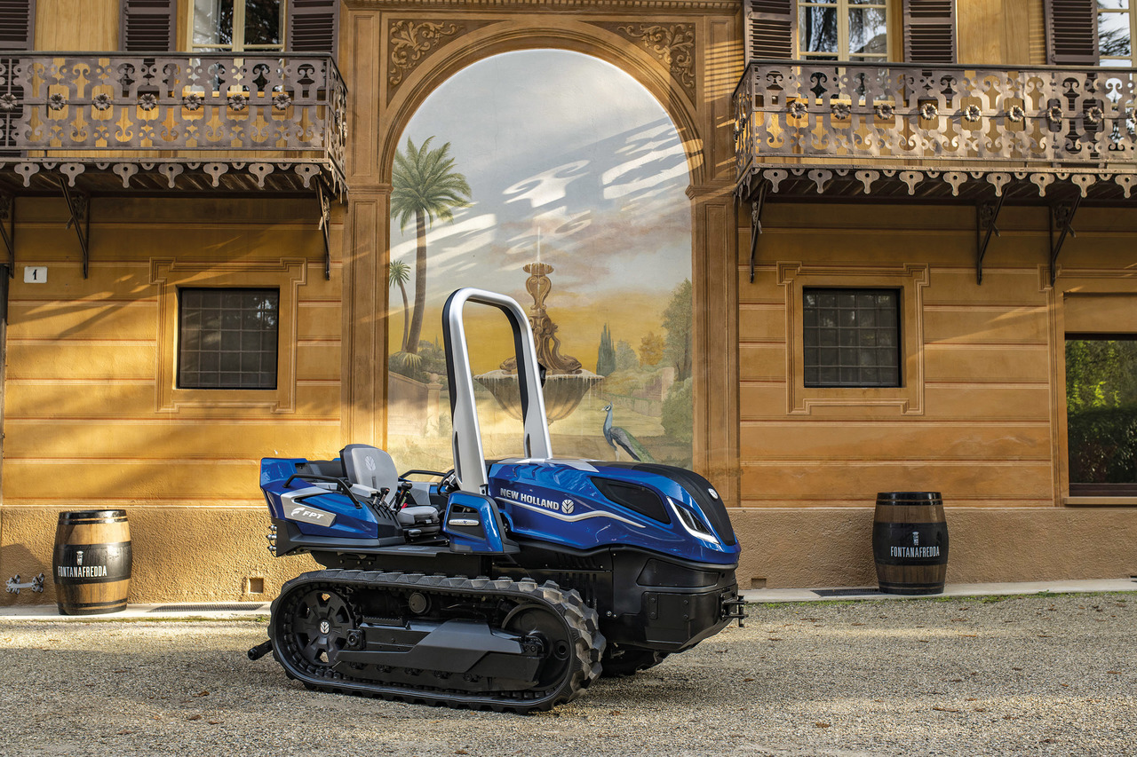 New Holland TK4 Methane Power vineyard crawler tractor