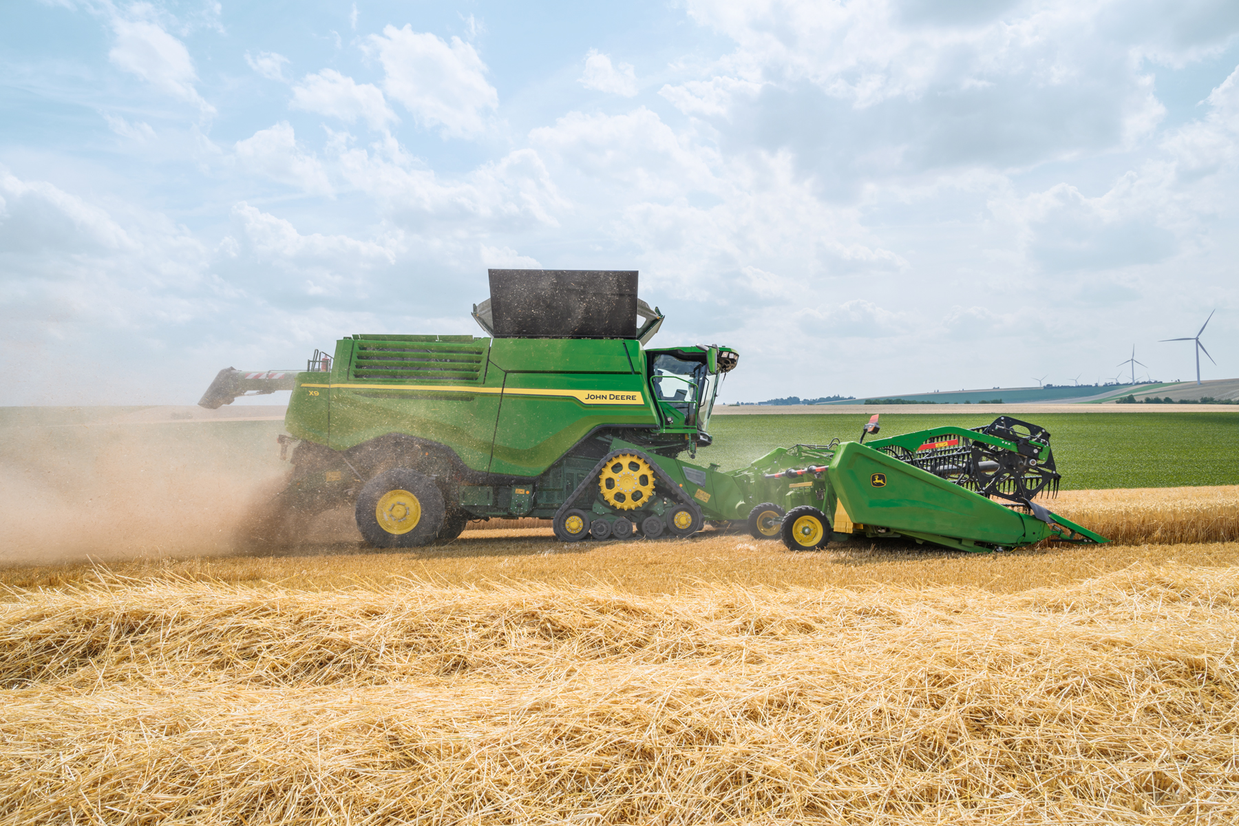 New John Deere X9 combine <br> Image source: ASM Public Relations Ltd; John Deere