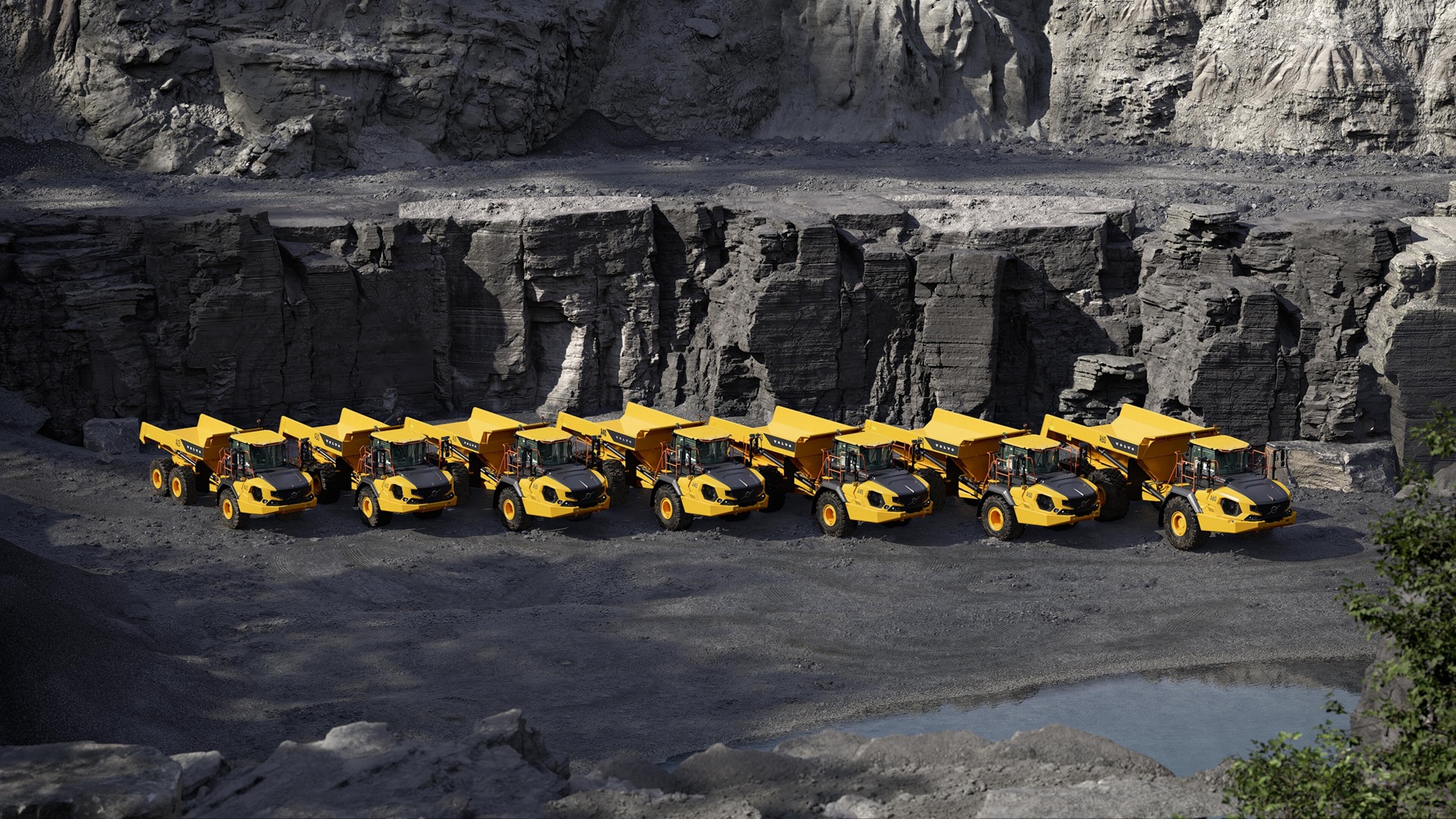 The new range of articulated dumpers in sizes A25-A60