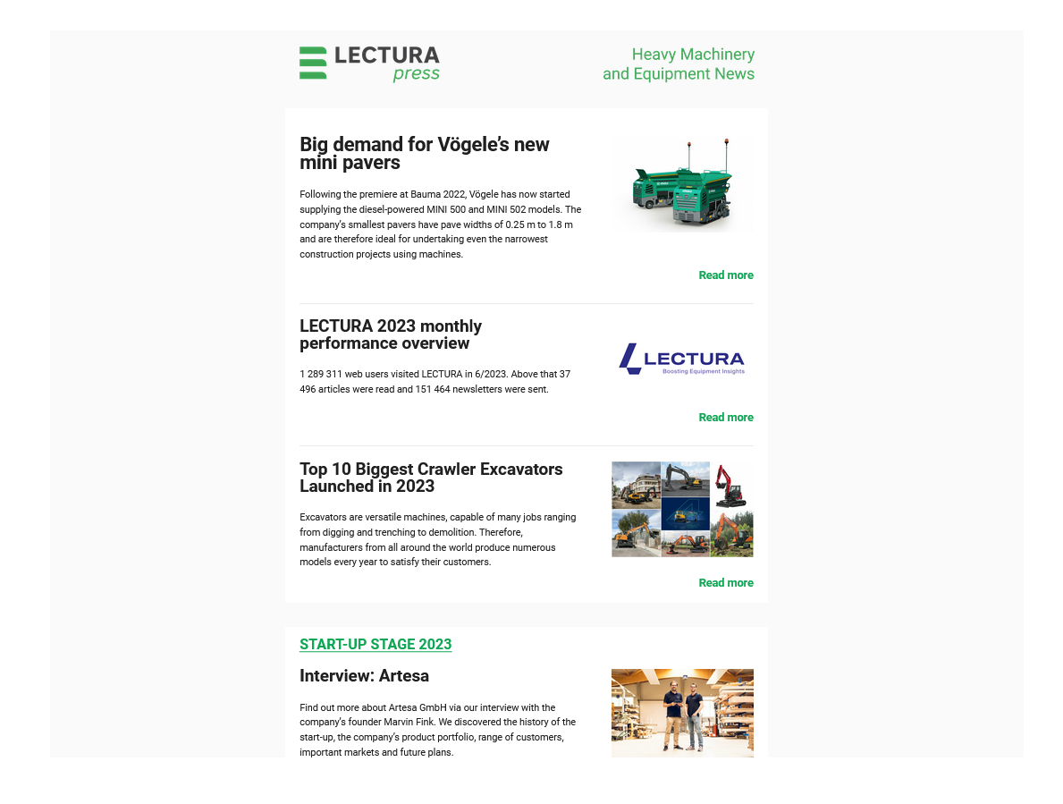 LECTURA Newsletter