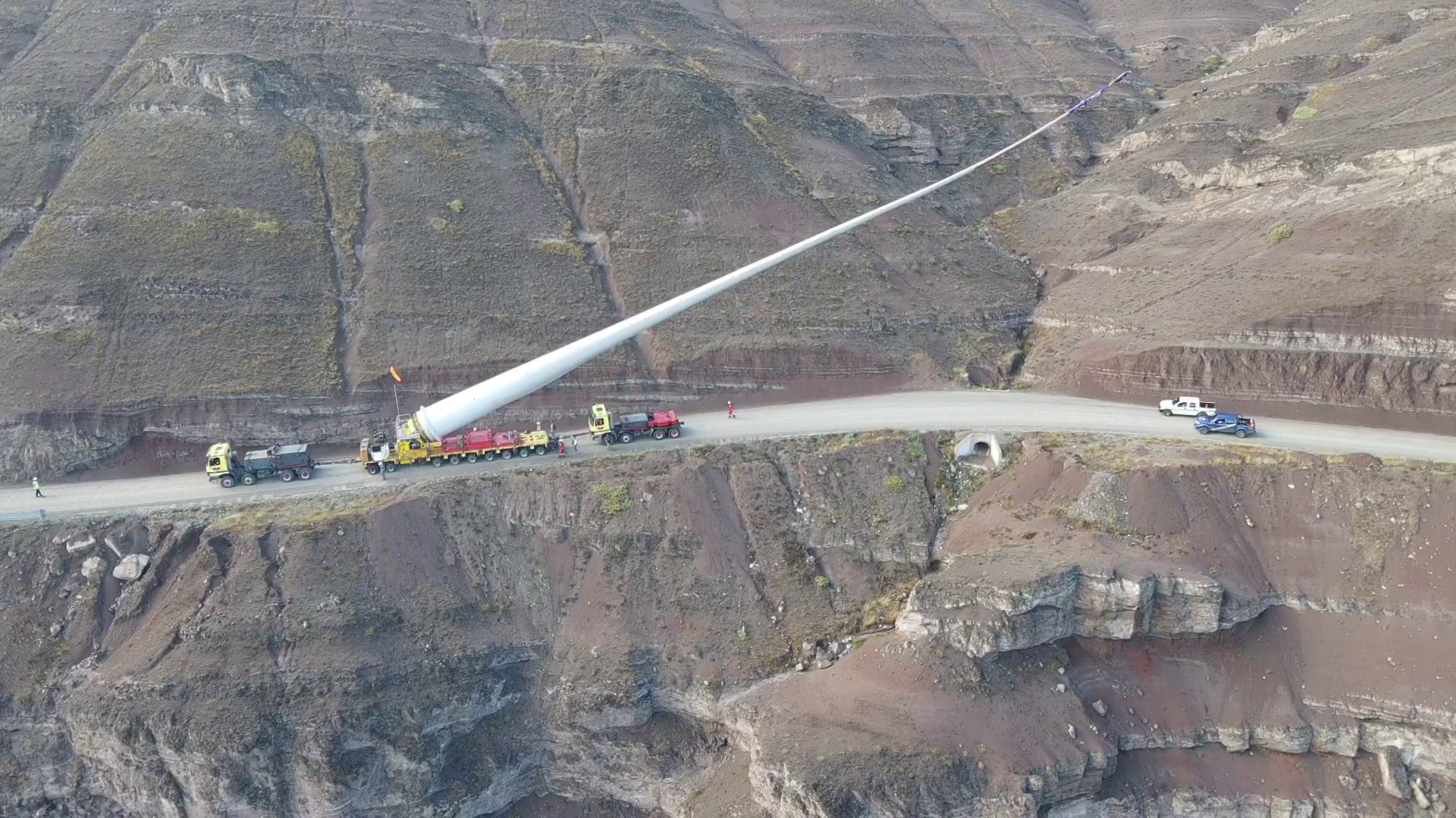 Goldhofer FTV 550, spectacular operation in Ecuador