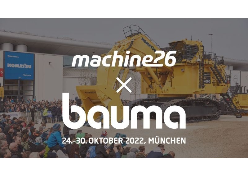 Machine26 exhibits for the first time at bauma