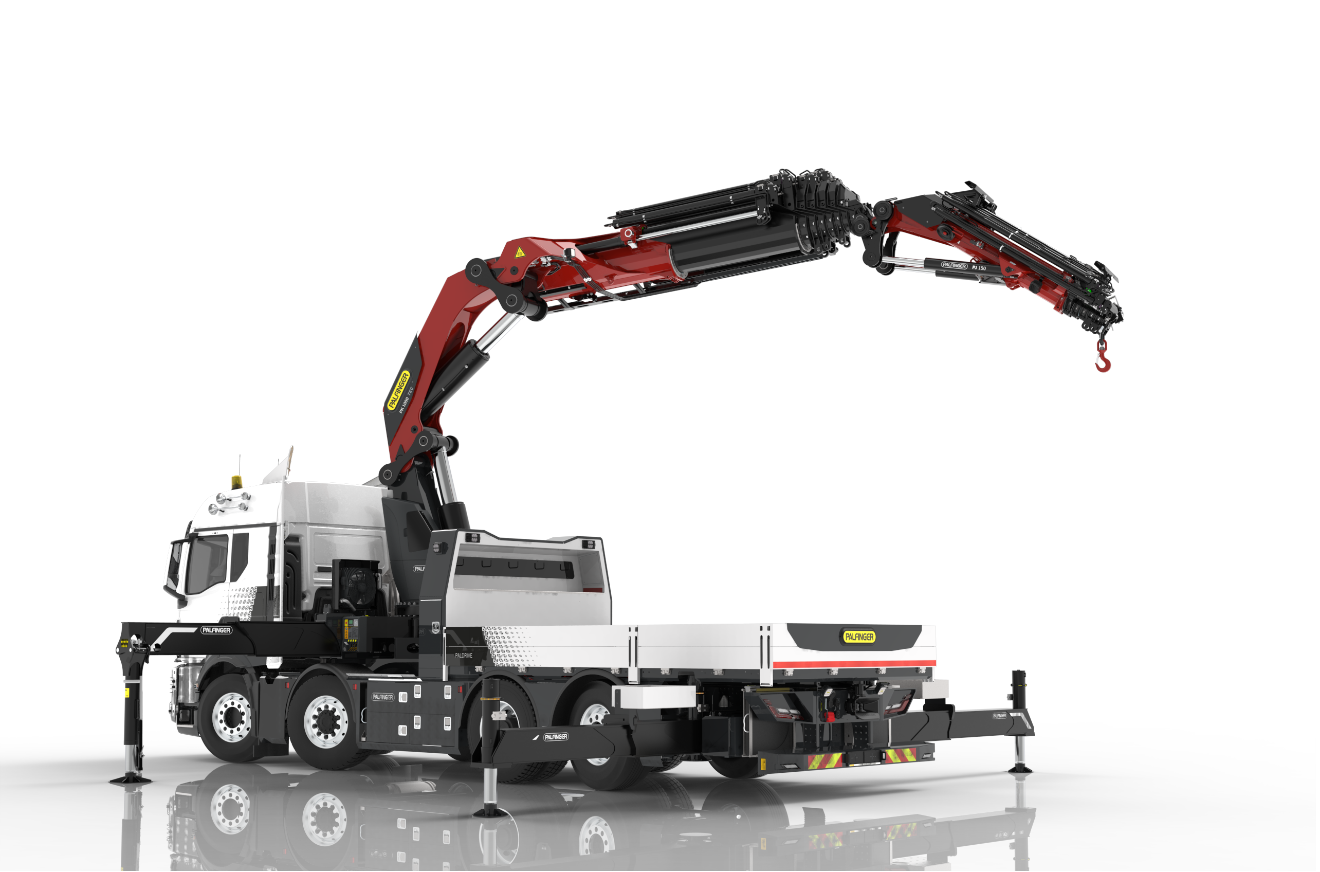 The PK 1050 TEC sees PALFINGER present an absolute highlight in the large crane segment.