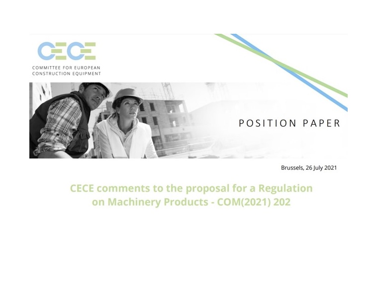 CECE publishes amendment proposals for an industry-friendly Machinery Products Regulation