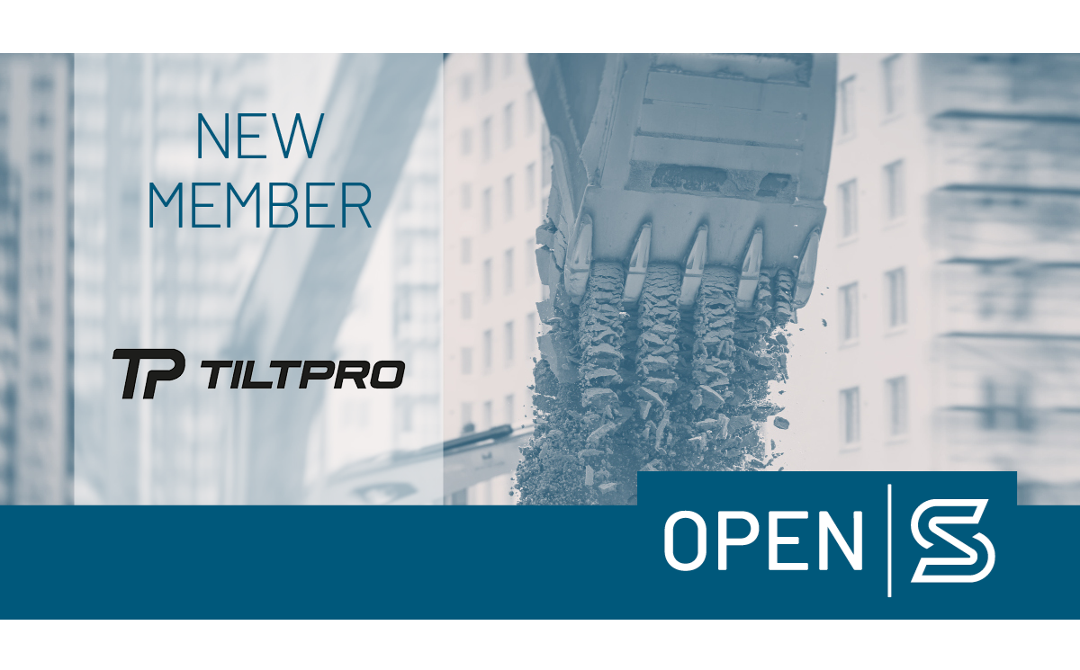 Excavator attachments manufacturer TILTPRO Corp. joins the Open-S Alliance