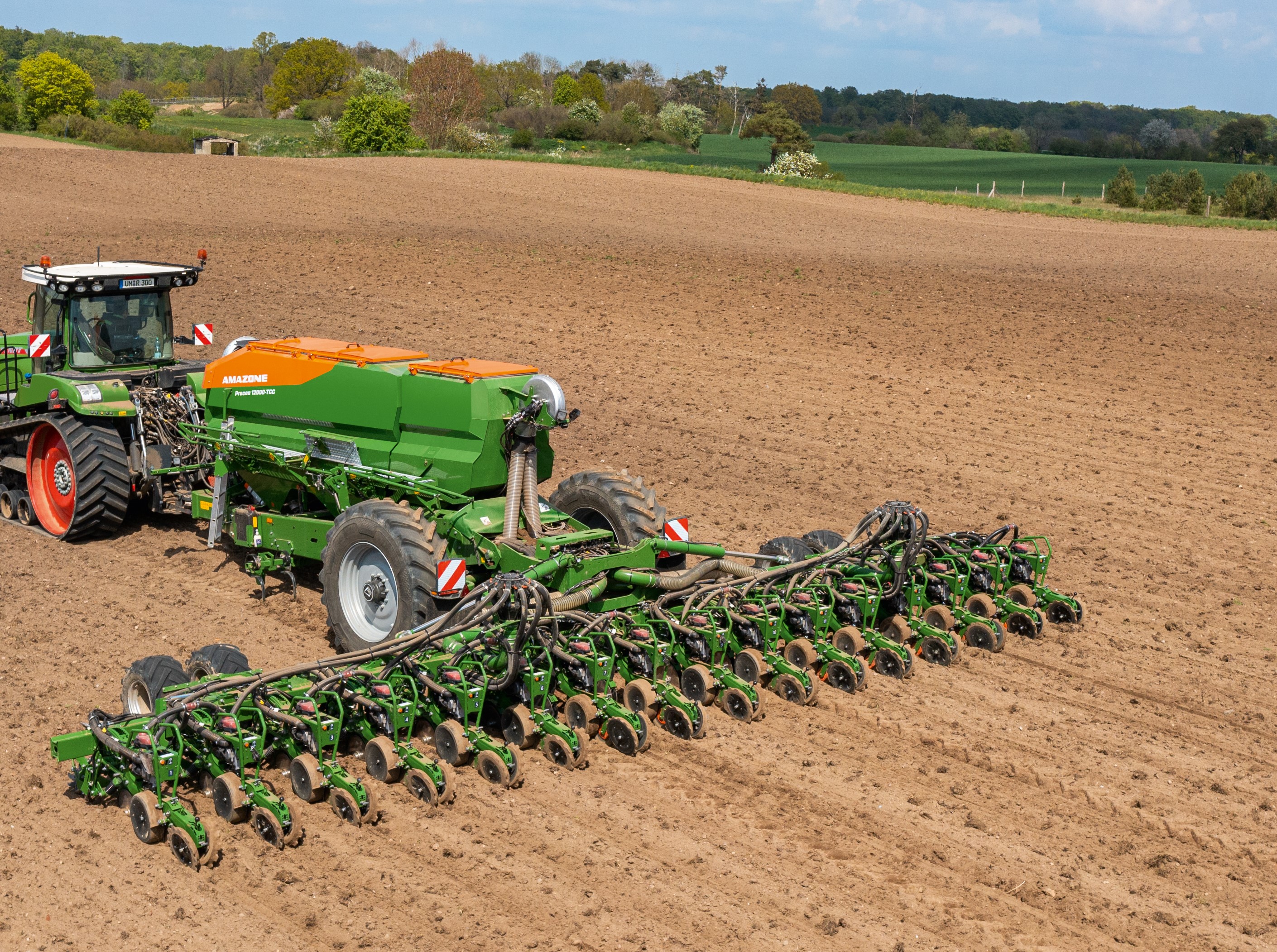 The new Precea-TCC trailed precision air seeder sets the standards in precision, output and intuitive controls.