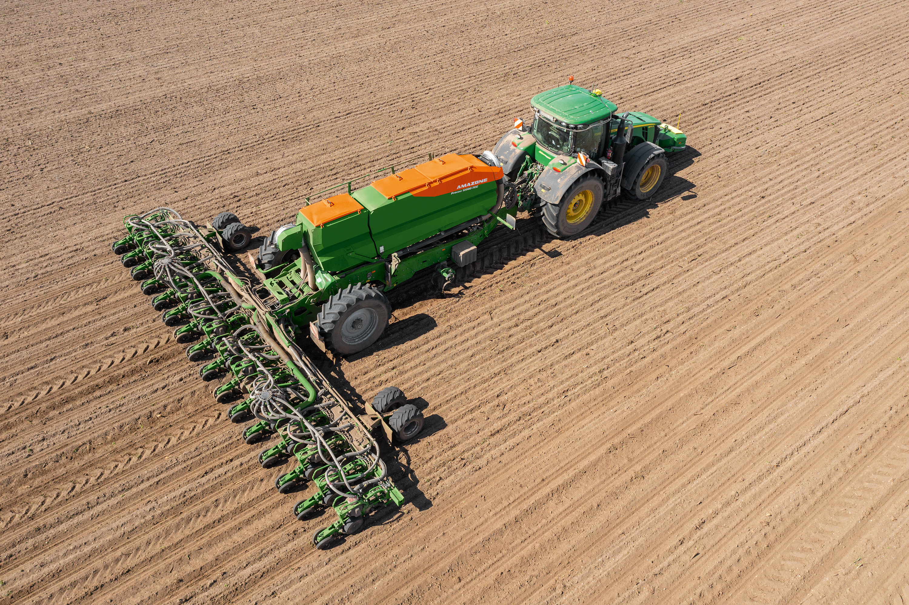 The new Precea-TCC trailed precision air seeder sets the standards in precision, output and intuitive controls.