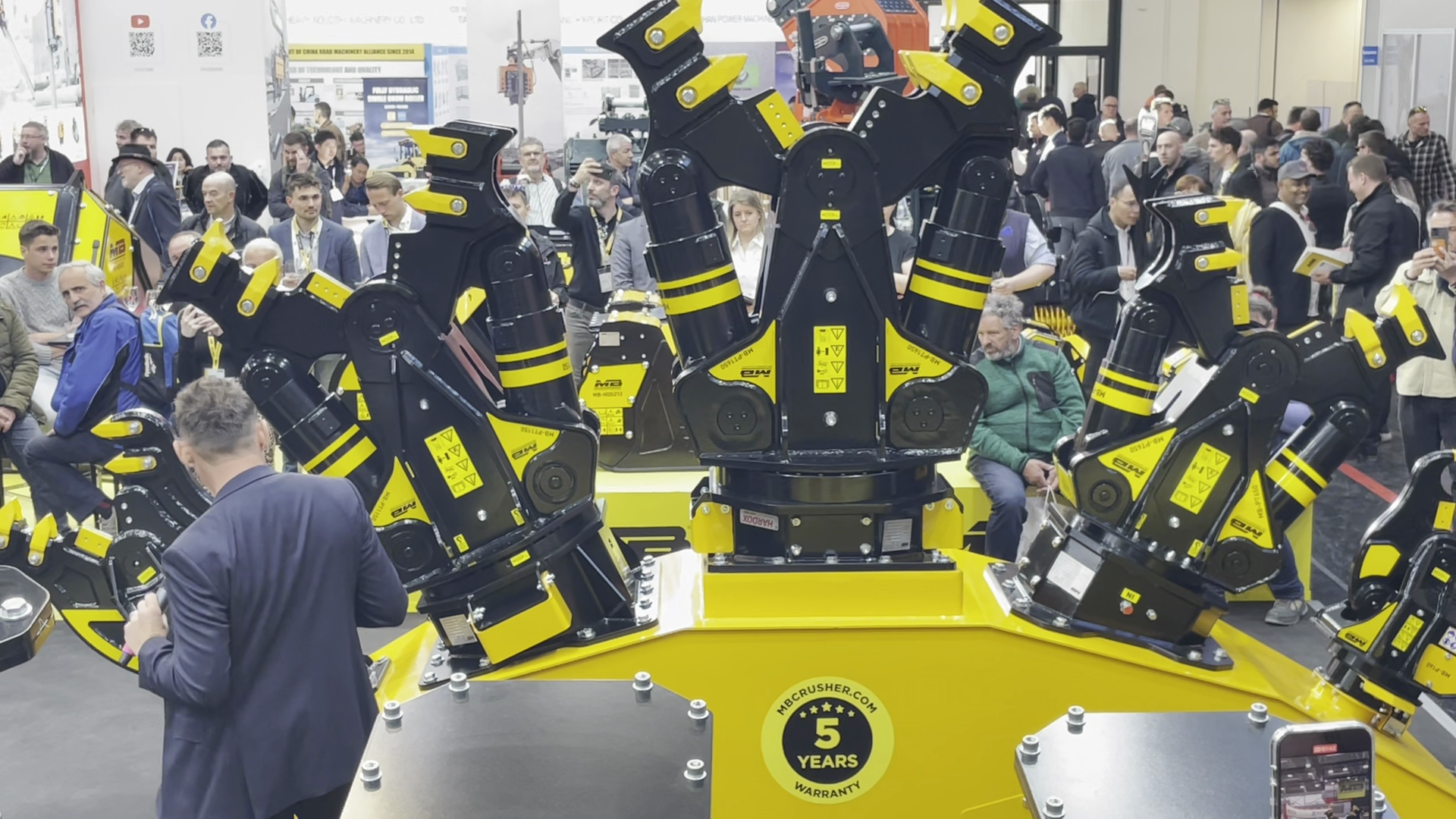 MB Crusher revealed new demolition pulverizers