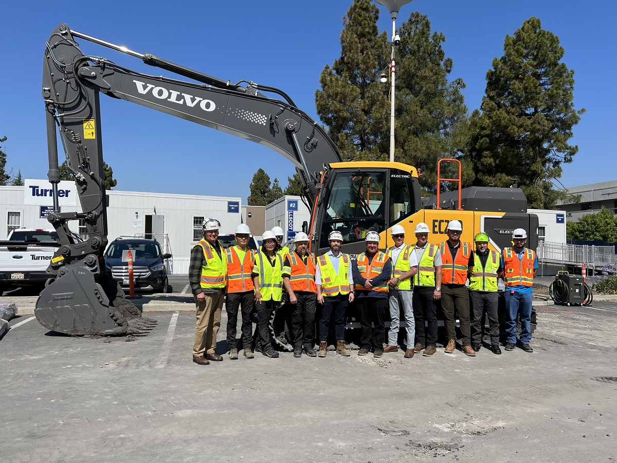 Turner Construction Company to Pilot Volvo EC230 Electric Excavator as Part of Program to Reduce Emissions