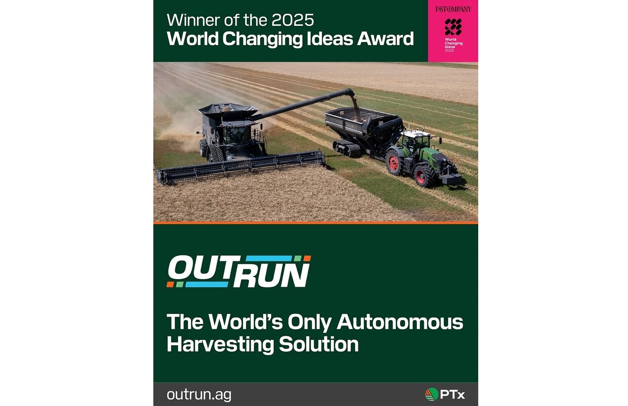 AGCO's PTx Trimble™ Wins Fast Company's World Changing Ideas Award for OutRun™ Autonomous Grain Cart Solution