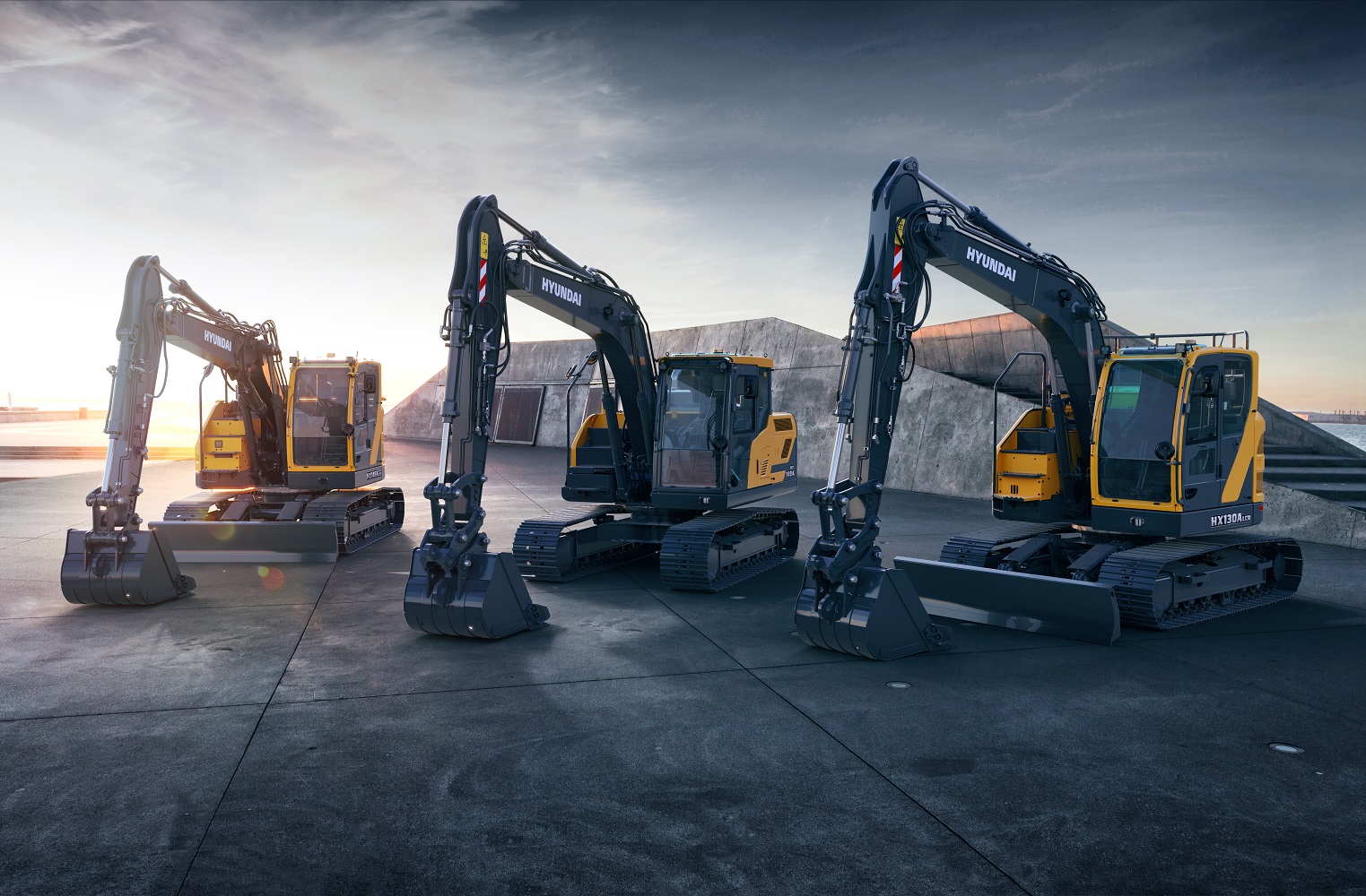 Hyundai Construction Equipment Range Image source Hyundai Construction