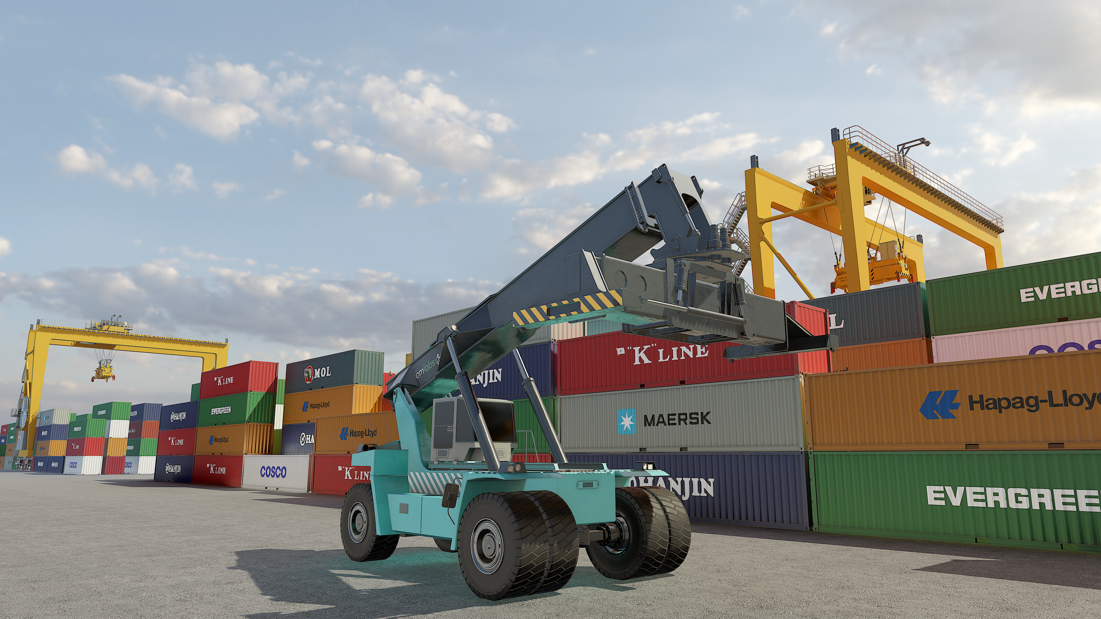 CM Labs Releases Updates to Reach Stacker and Empty Container Handler Simulator Training Packs