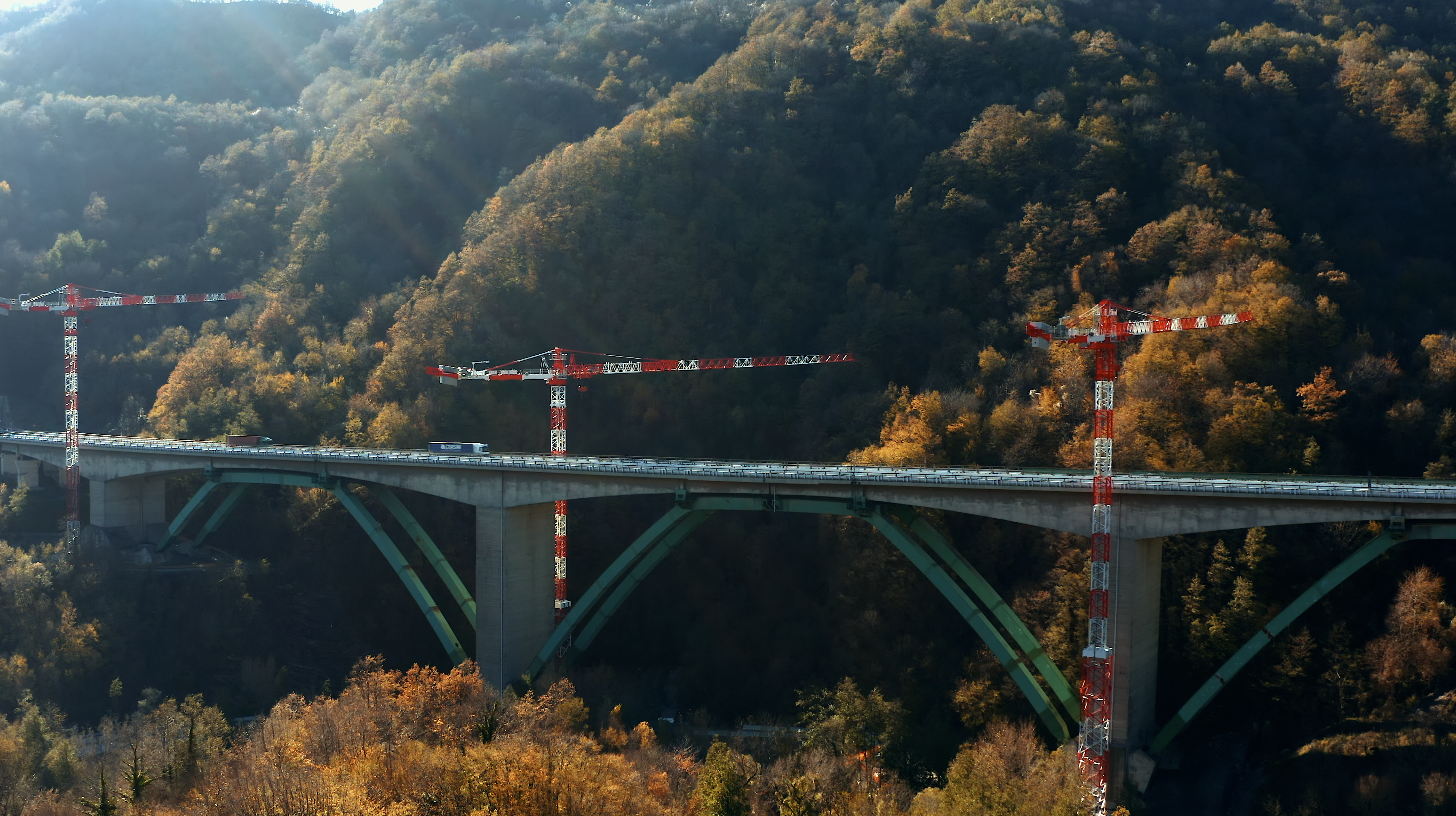 Refurbishment of the Gravagna viaduct in Italy