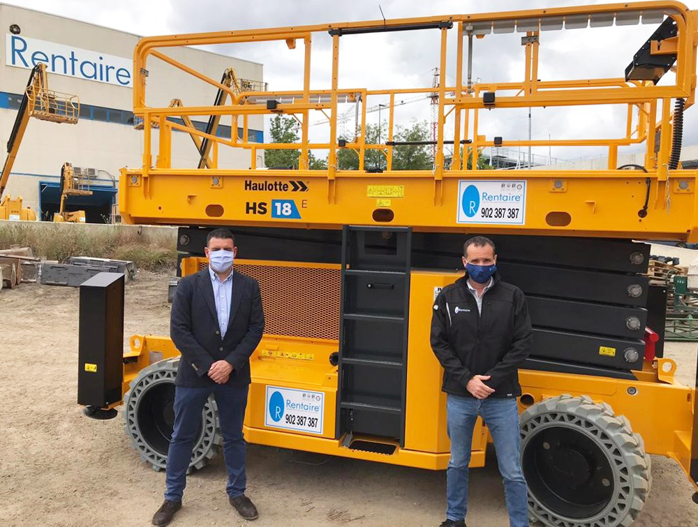 Rentaire further expands its fleet with Haulotte machinesretaire