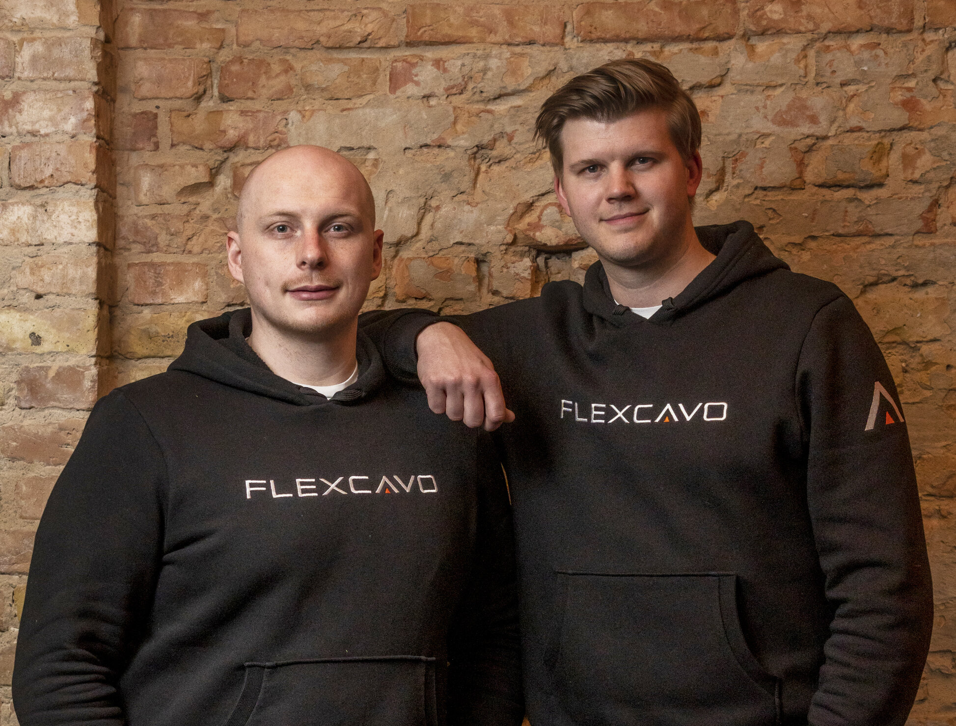 Flexcavo founders: Benedict Aicher and Leonhard Fricke 