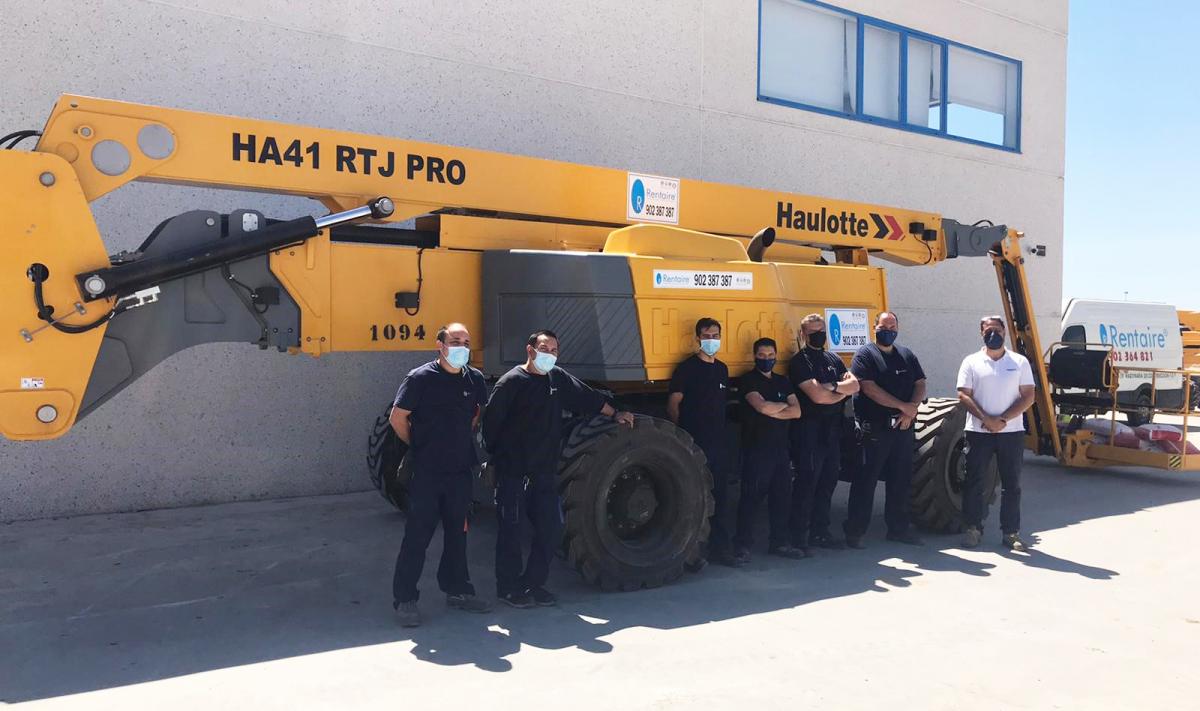 Rentaire further expands its fleet with Haulotte machinesretaire <br> Image source: Haulotte Group